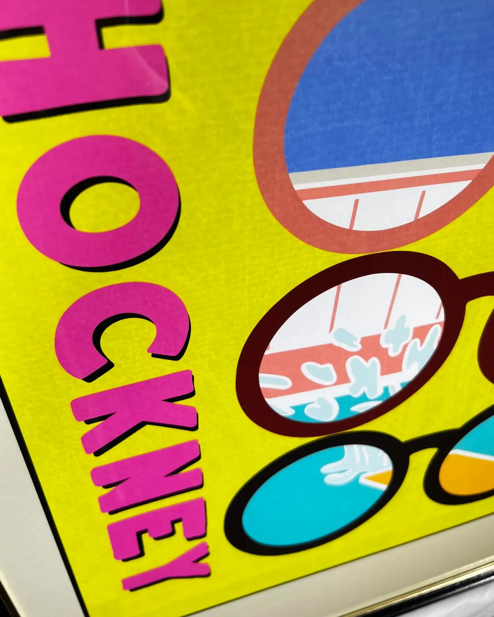 Hockney Glasses Splash-Inspired Artist Proof Giclee Print, 2022 - 3