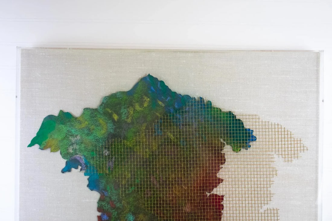 1987 Perry Ingli Abstract Mixed-Media Paintings "Early Spring" & "Summer to Autumn" - a Pair - 7