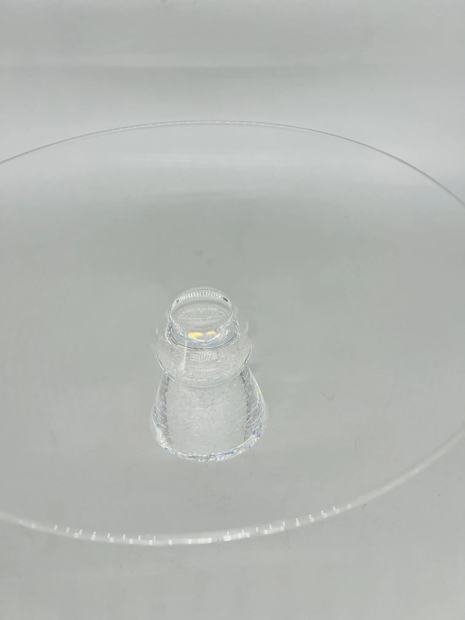 David Dowler for Steuben "Stardust" Pattern Centerpiece Bowl or Tazza Circa 1985 - 3