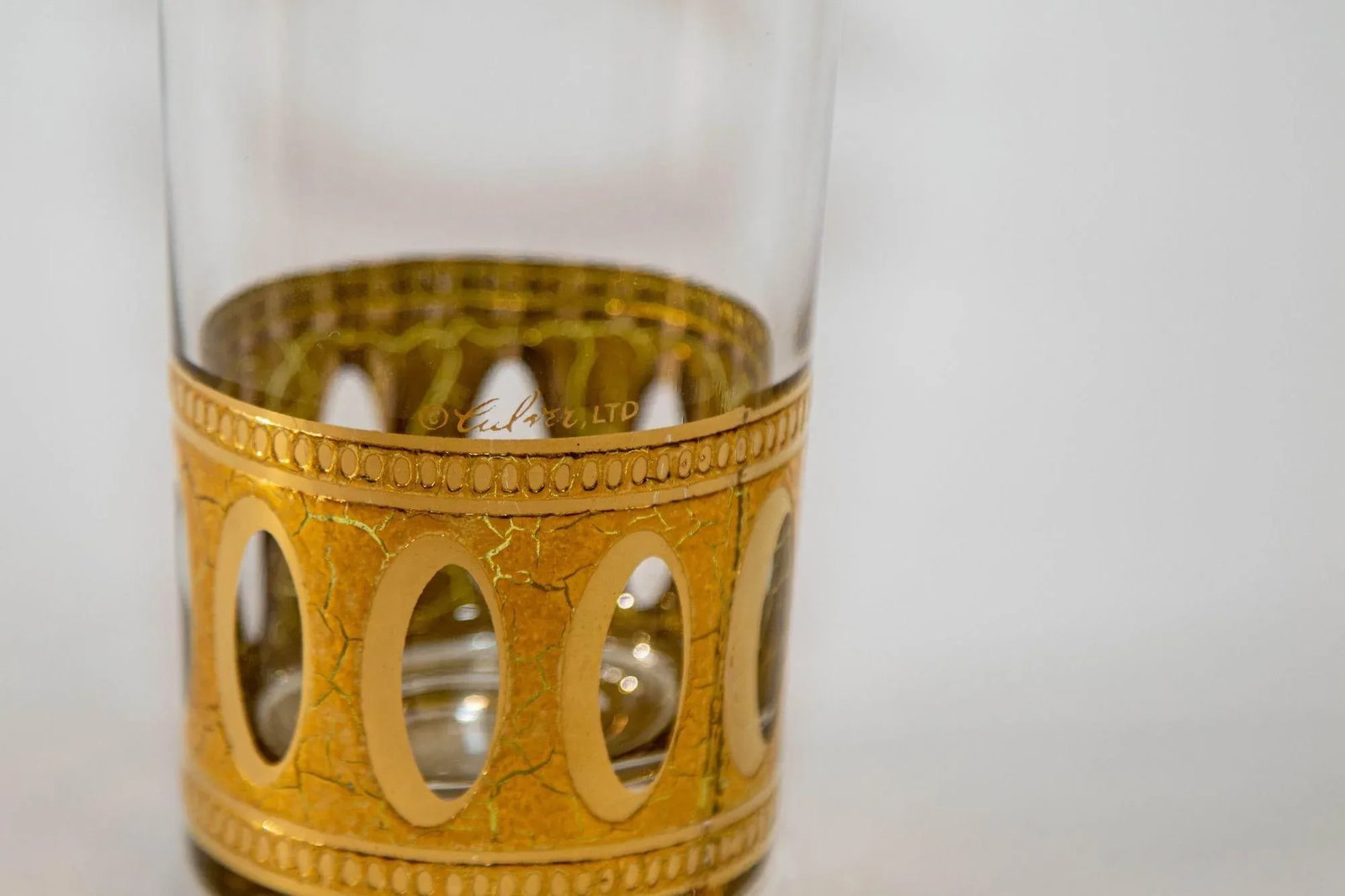 1950 Set of 8 Vintage Culver Ltd Highball Glasses With 22-Karat Gold Antigua - 12