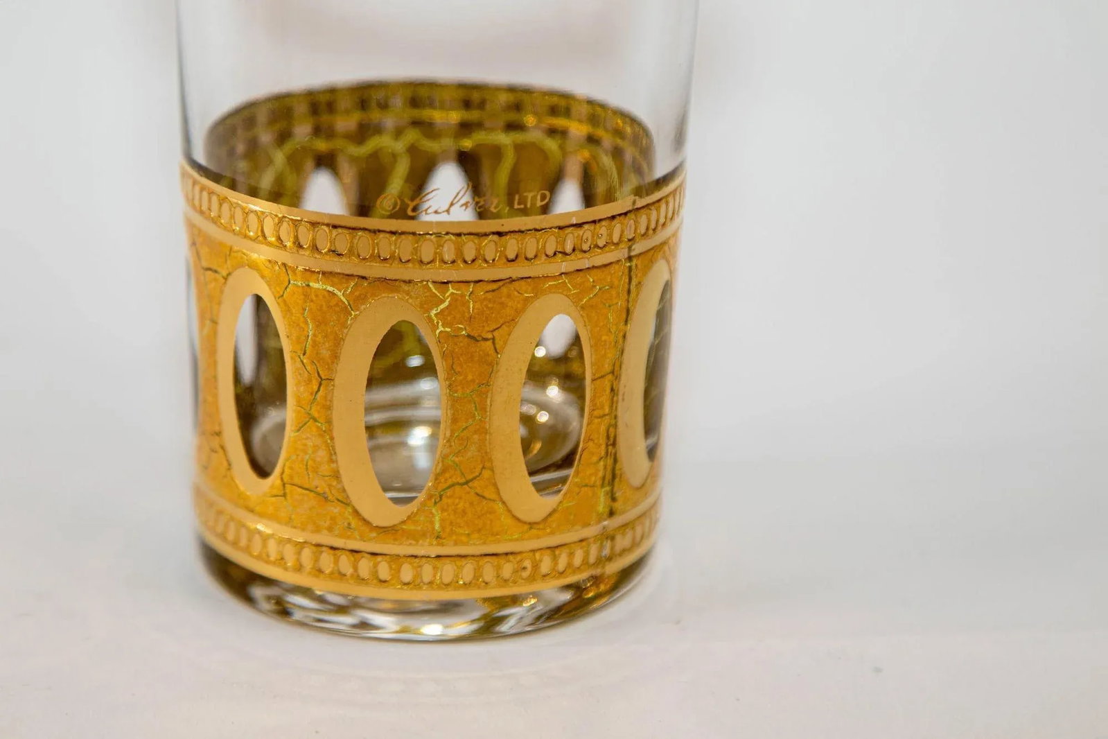 1950 Set of 8 Vintage Culver Ltd Highball Glasses With 22-Karat Gold Antigua - 9