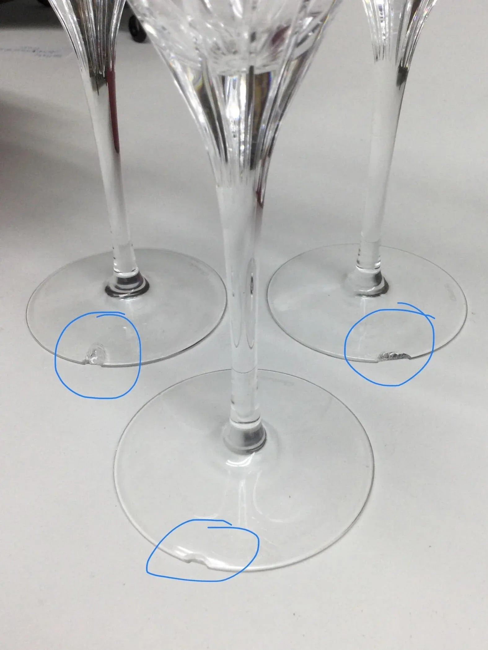 Vintage French Christofle Iriana Water Goblets - 4