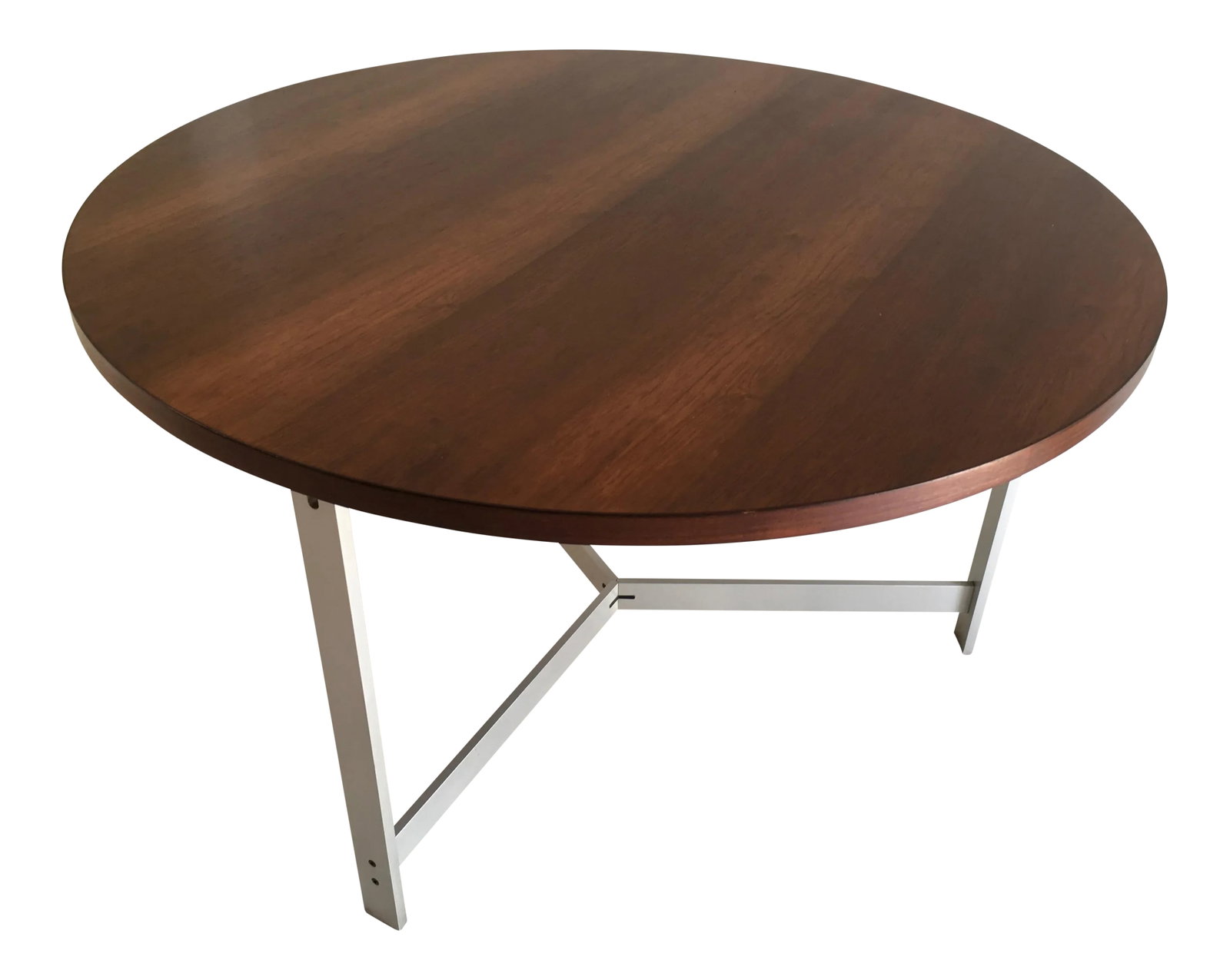Rare 1960s Rosewood & Aluminum Table by Jørgen Kastholm & Preben Fabricius – Danish (1 of 12)