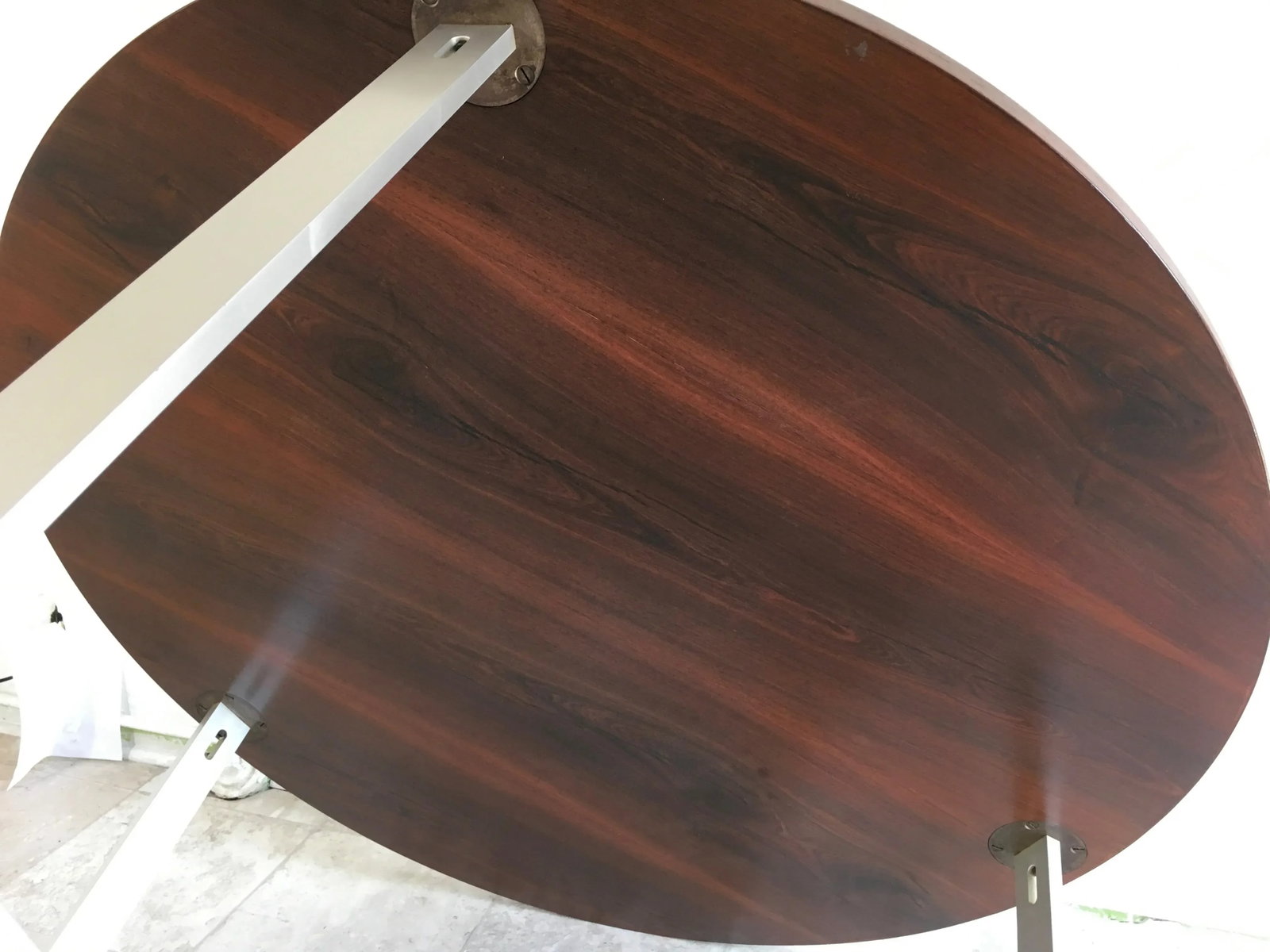 Rare 1960s Rosewood & Aluminum Table by Jørgen Kastholm & Preben Fabricius – Danish - 8