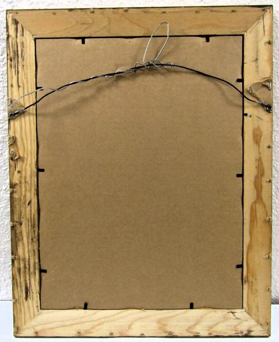Alexandre Noll Untitled 1960's Signed Woodblock Print on Paper Edition 2 of 100 - 7