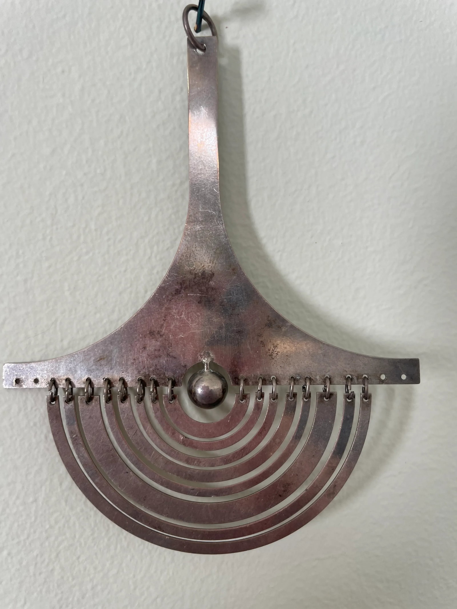 Tapio Wirkkala Sterling Crescent Moon Pendant - 4