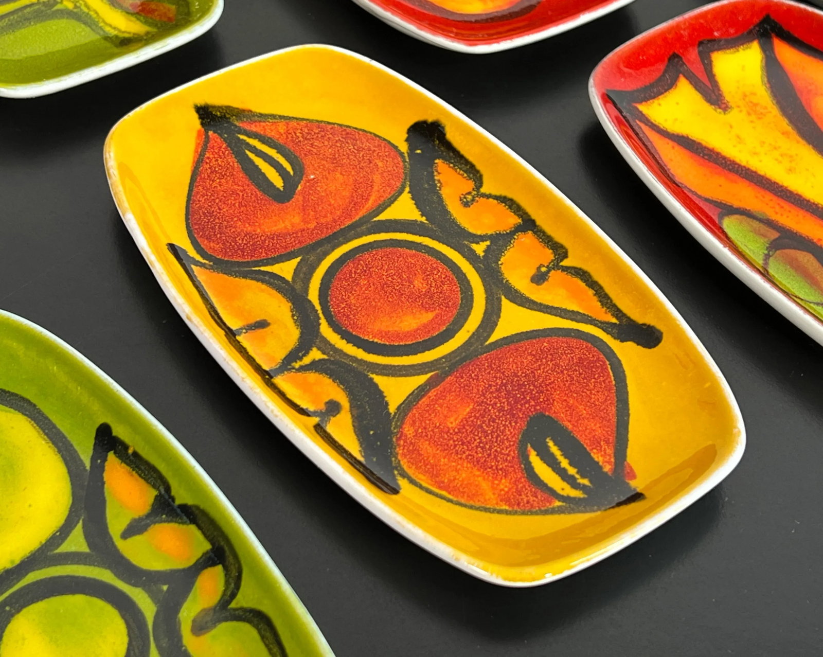 Rare Poole Delphis Mid Century Modern Ceramic Dishes - Set of 8 - 5