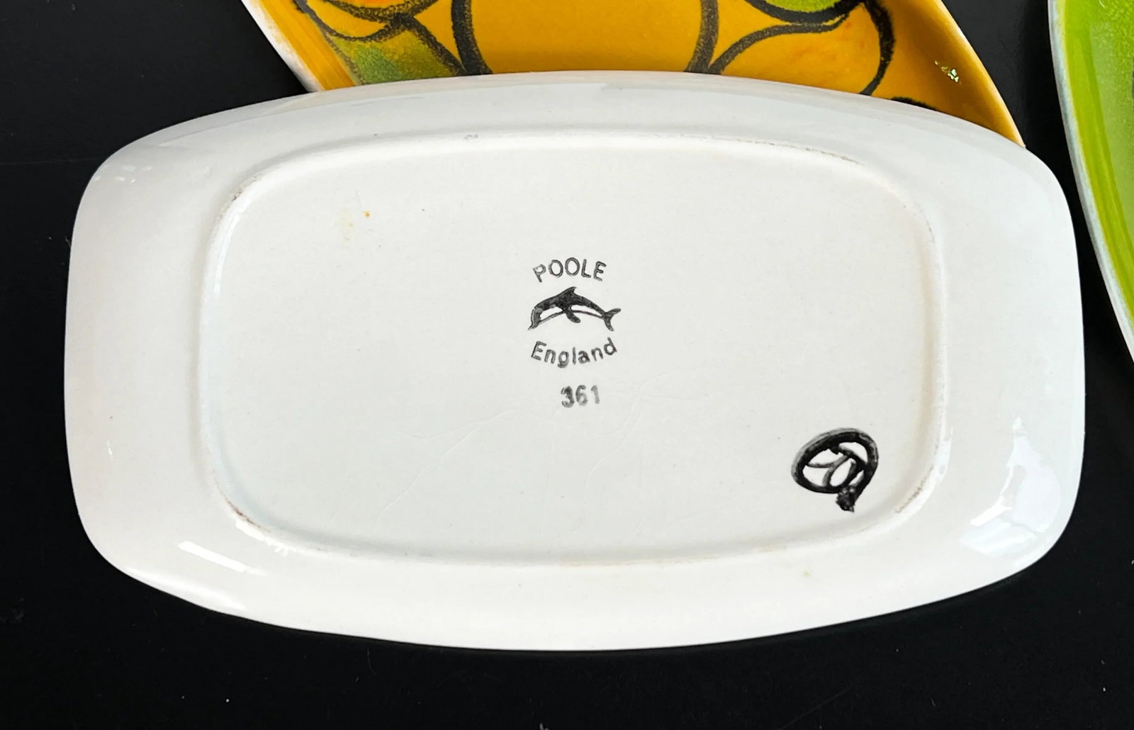 Rare Poole Delphis Mid Century Modern Ceramic Dishes - Set of 8 - 9