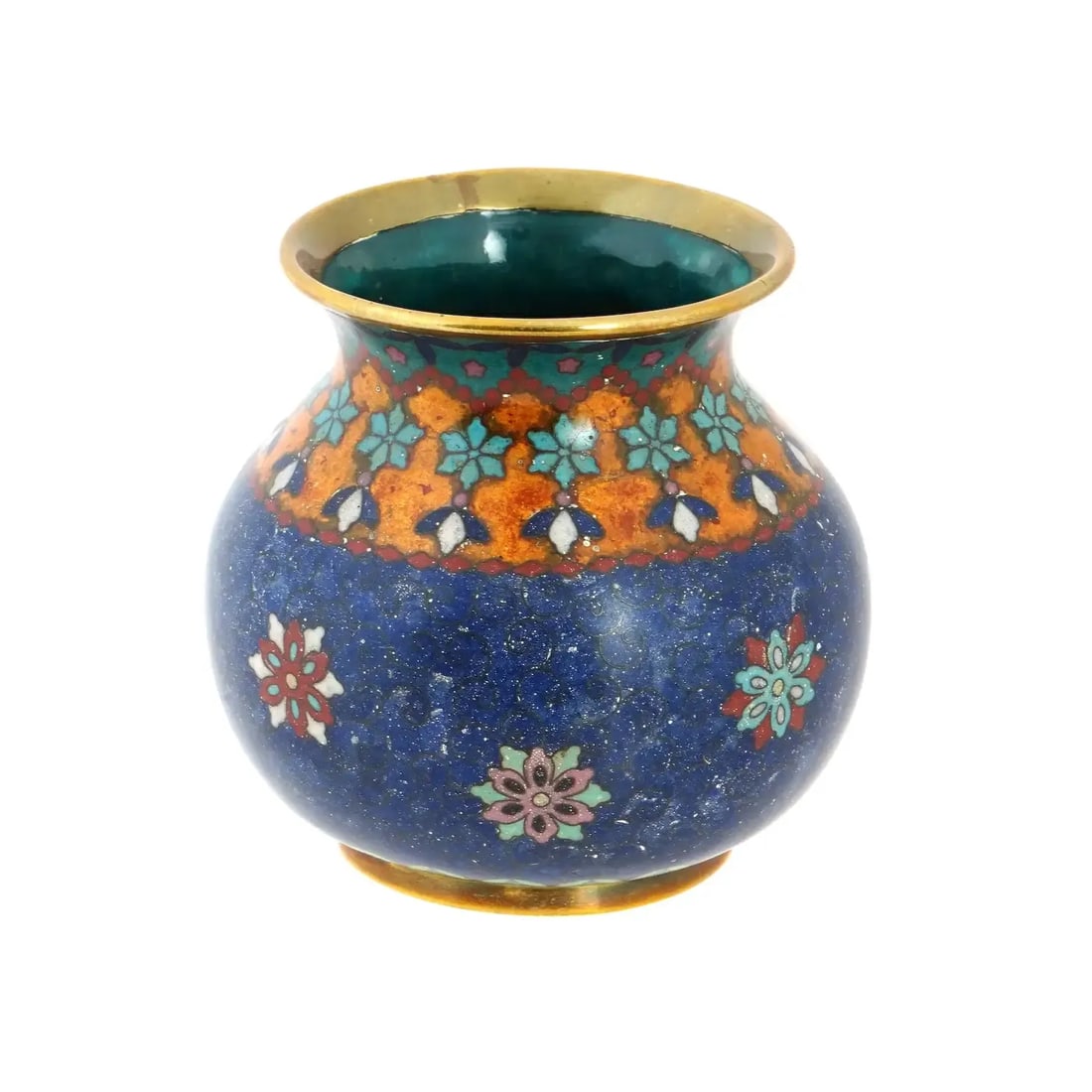 Antique Early Meiji Japanese Cloisonne Vase in the Style of Namikawa - 2