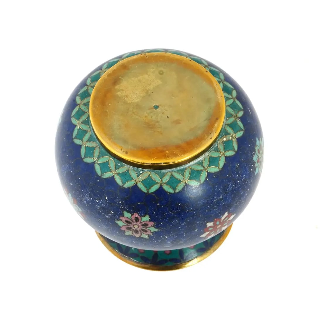 Antique Early Meiji Japanese Cloisonne Vase in the Style of Namikawa - 5