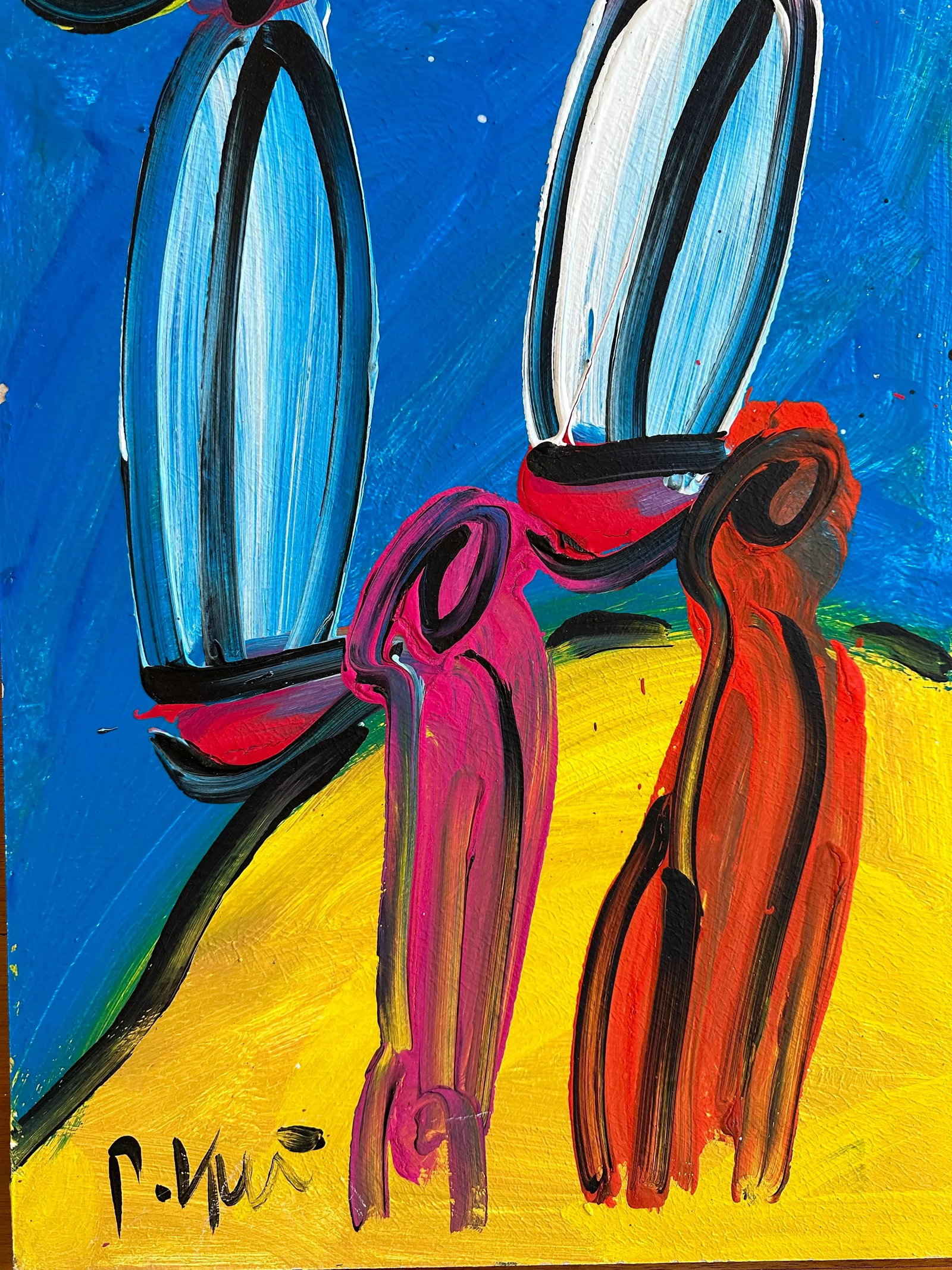 Original Peter Keil Painting - Sailboats - 3