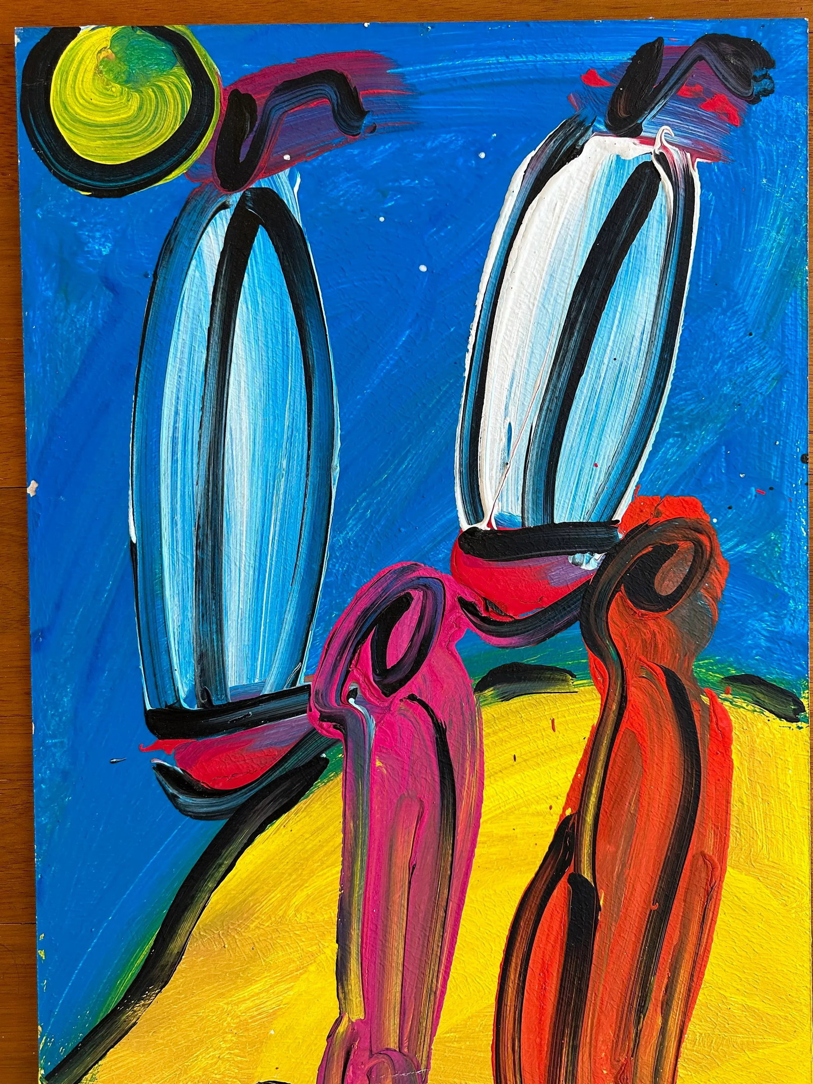 Original Peter Keil Painting - Sailboats - 4