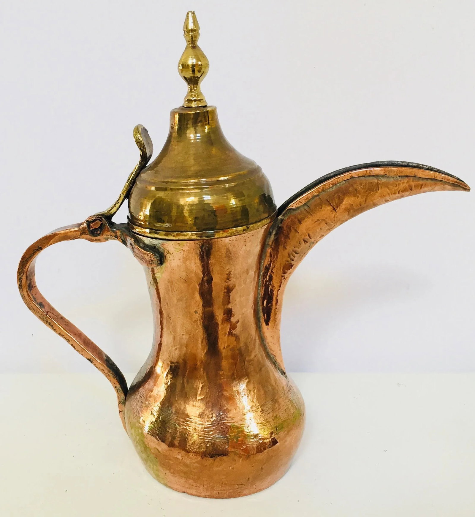 Middle Eastern Dallah Arabic Copper Coffee Pot - 1 - 12