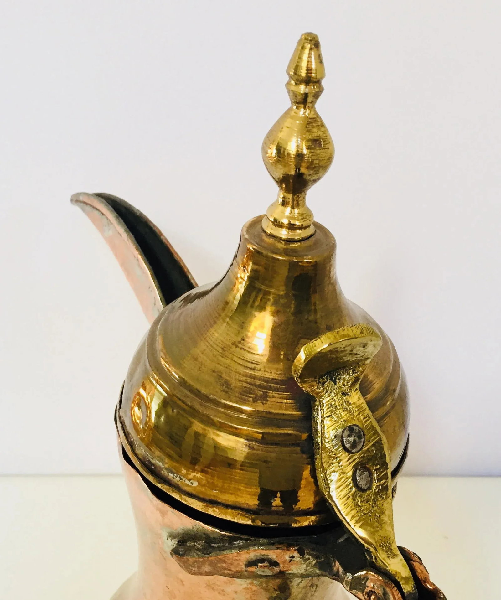 Middle Eastern Dallah Arabic Copper Coffee Pot - 1 - 3