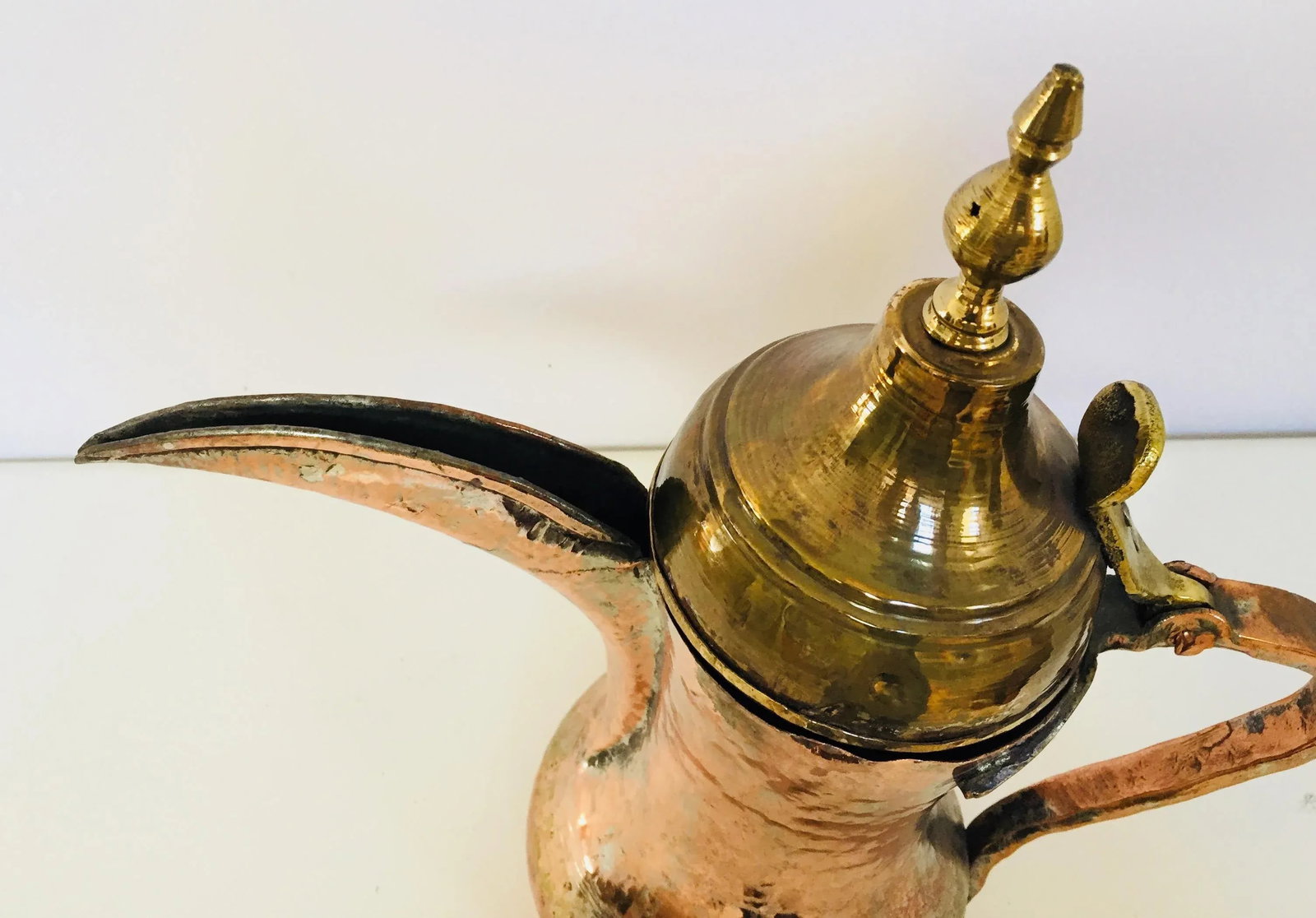 Middle Eastern Dallah Arabic Copper Coffee Pot - 1 - 9