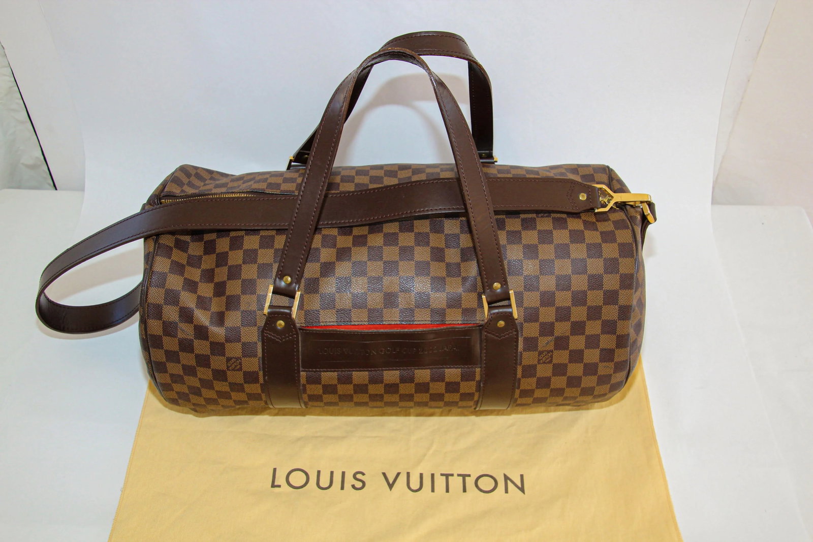 Louis Vuitton Golf Cup 2002 Japan Sac Polochon Duffle Damier - 10