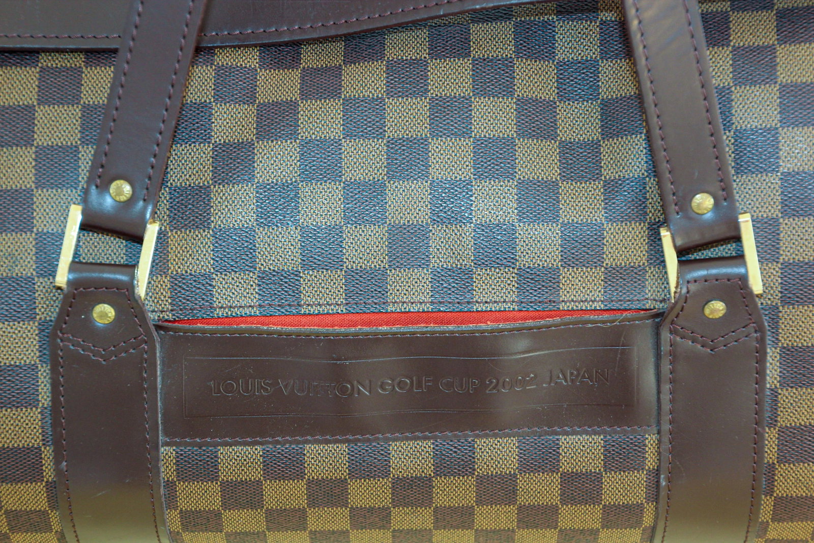 Louis Vuitton Golf Cup 2002 Japan Sac Polochon Duffle Damier - 11