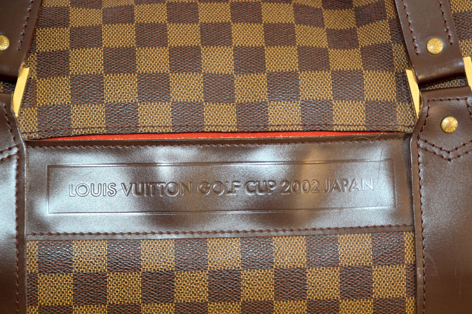 Louis Vuitton Golf Cup 2002 Japan Sac Polochon Duffle Damier - 7
