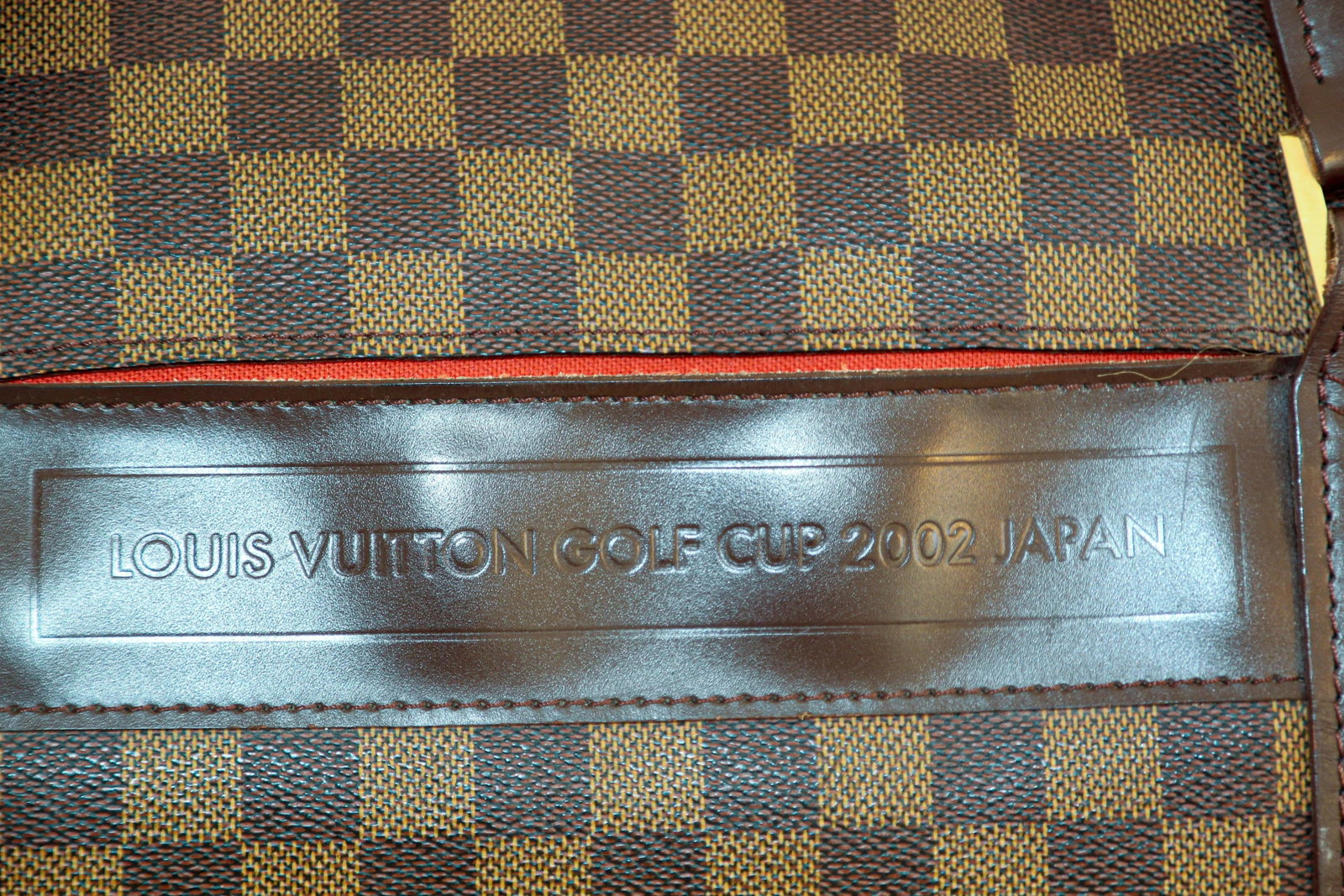 Louis Vuitton Golf Cup 2002 Japan Sac Polochon Duffle Damier - 8