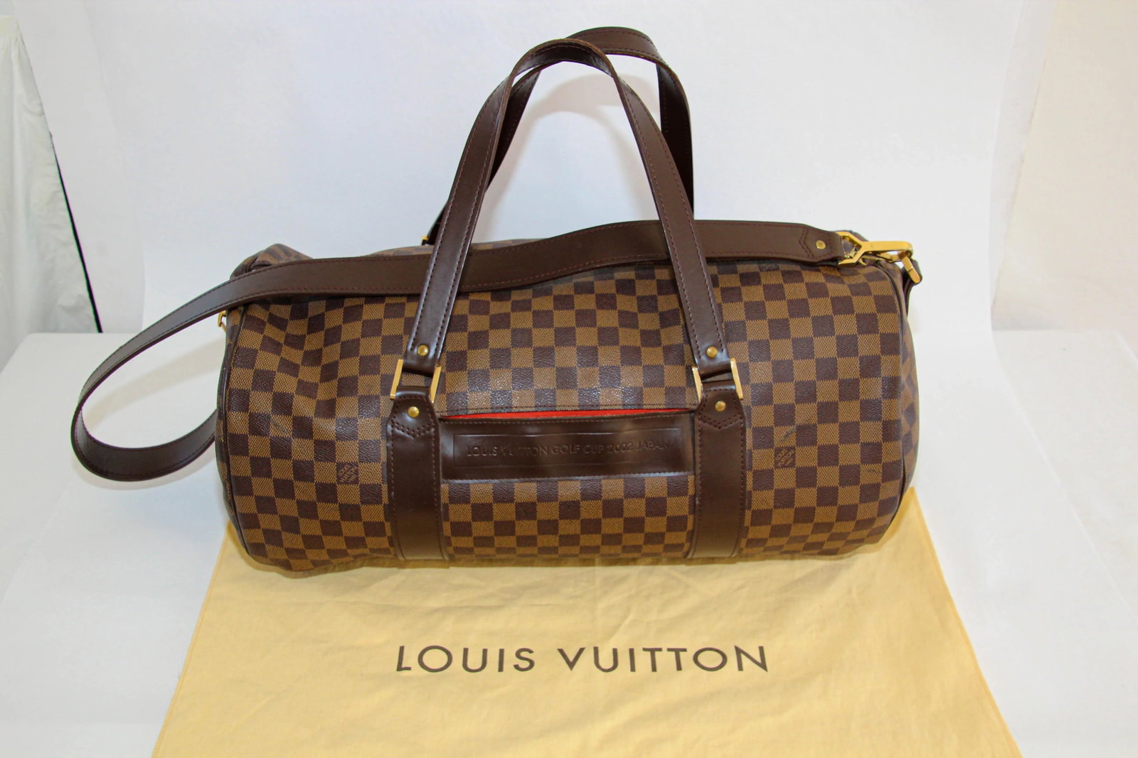 Louis Vuitton Golf Cup 2002 Japan Sac Polochon Duffle Damier - 9