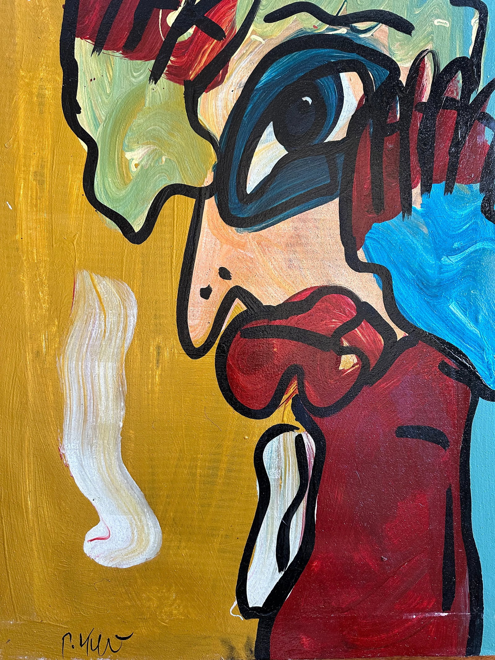Original Peter Keil Painting - Junge Wilde Collection - 2