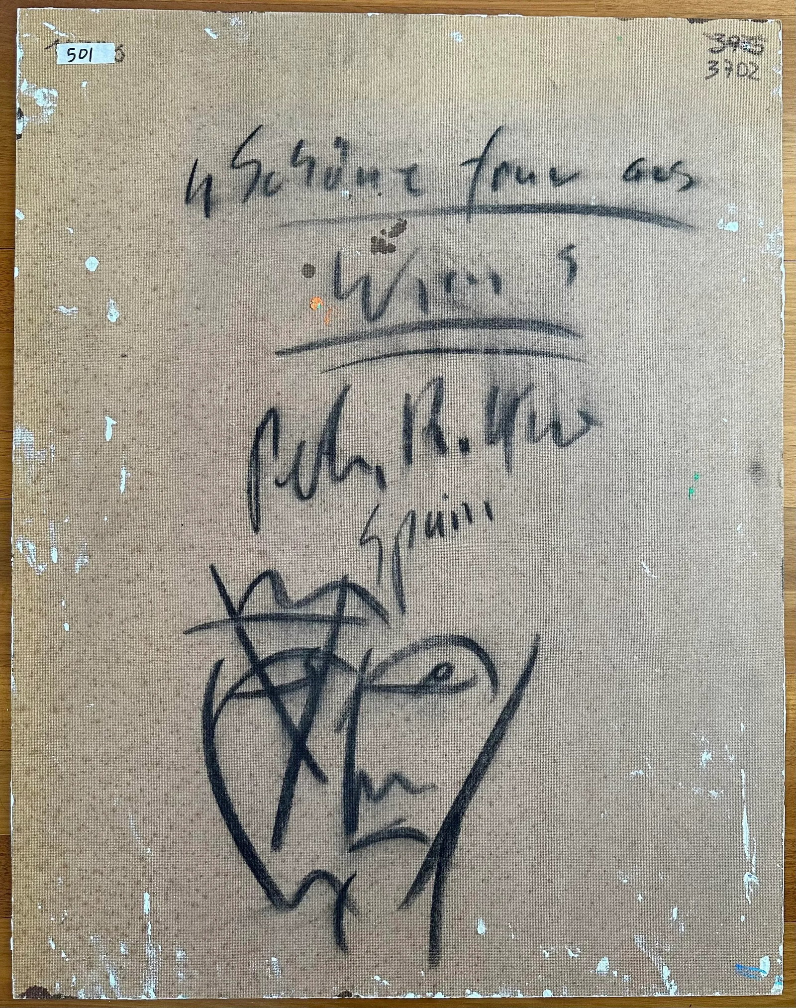 Titled Peter Keil Painting, 1964 - Junge Wilde Collection - 9