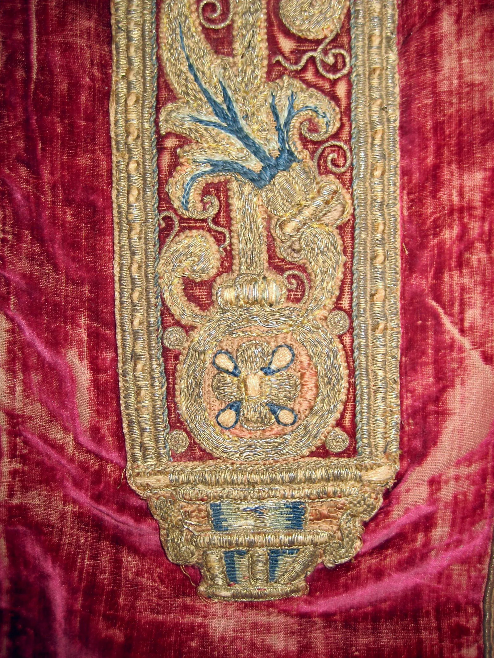 Pair of 17th Century Italian Embroidery Tapestry Wall Hanging - 6