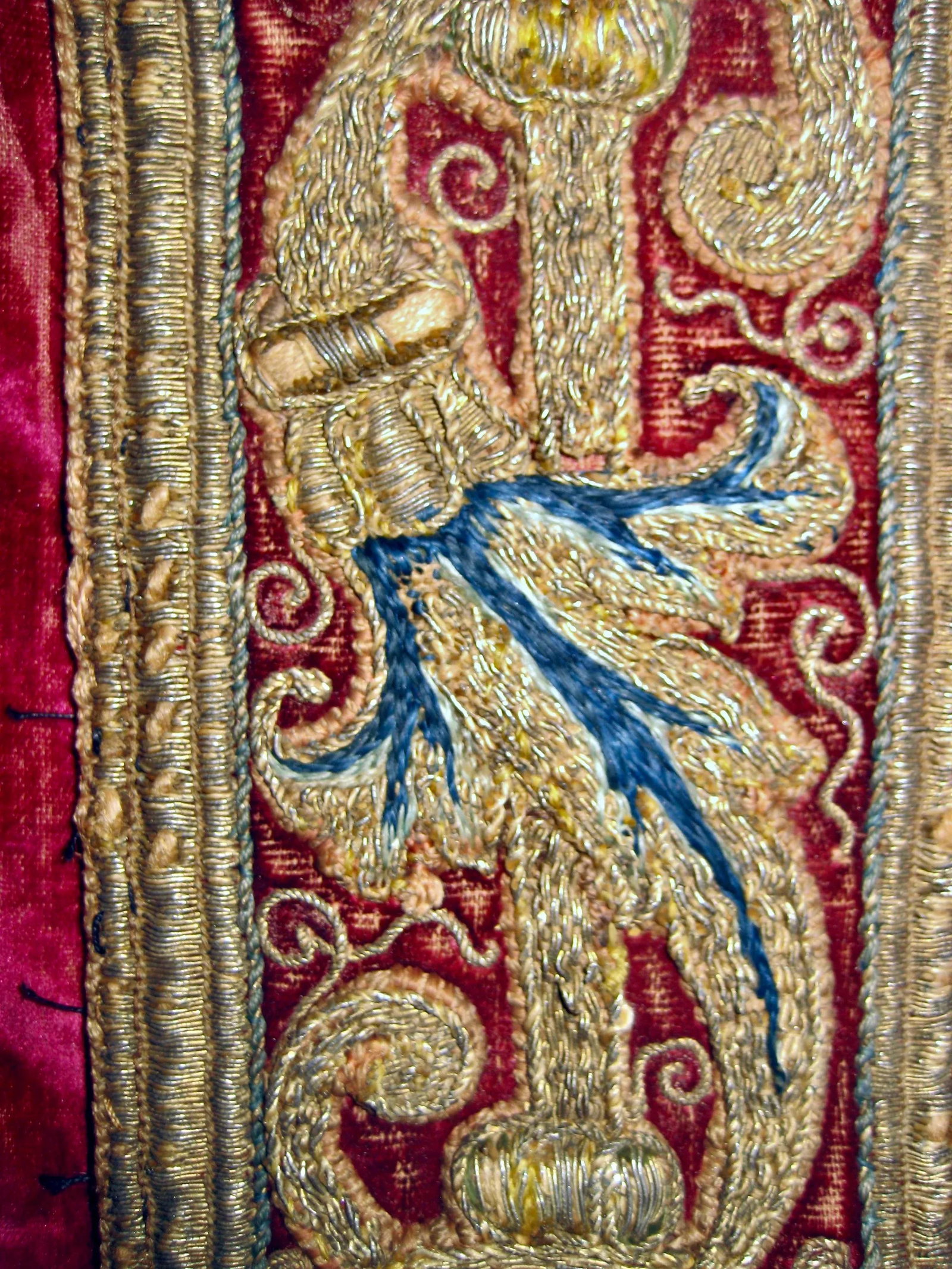 Pair of 17th Century Italian Embroidery Tapestry Wall Hanging - 7
