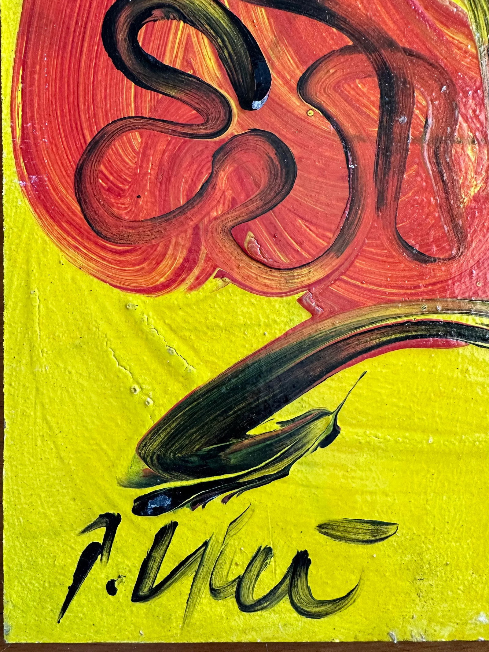 Original Peter Keil Painting, Abstract Portrait - Junge Wilde Collection - 2
