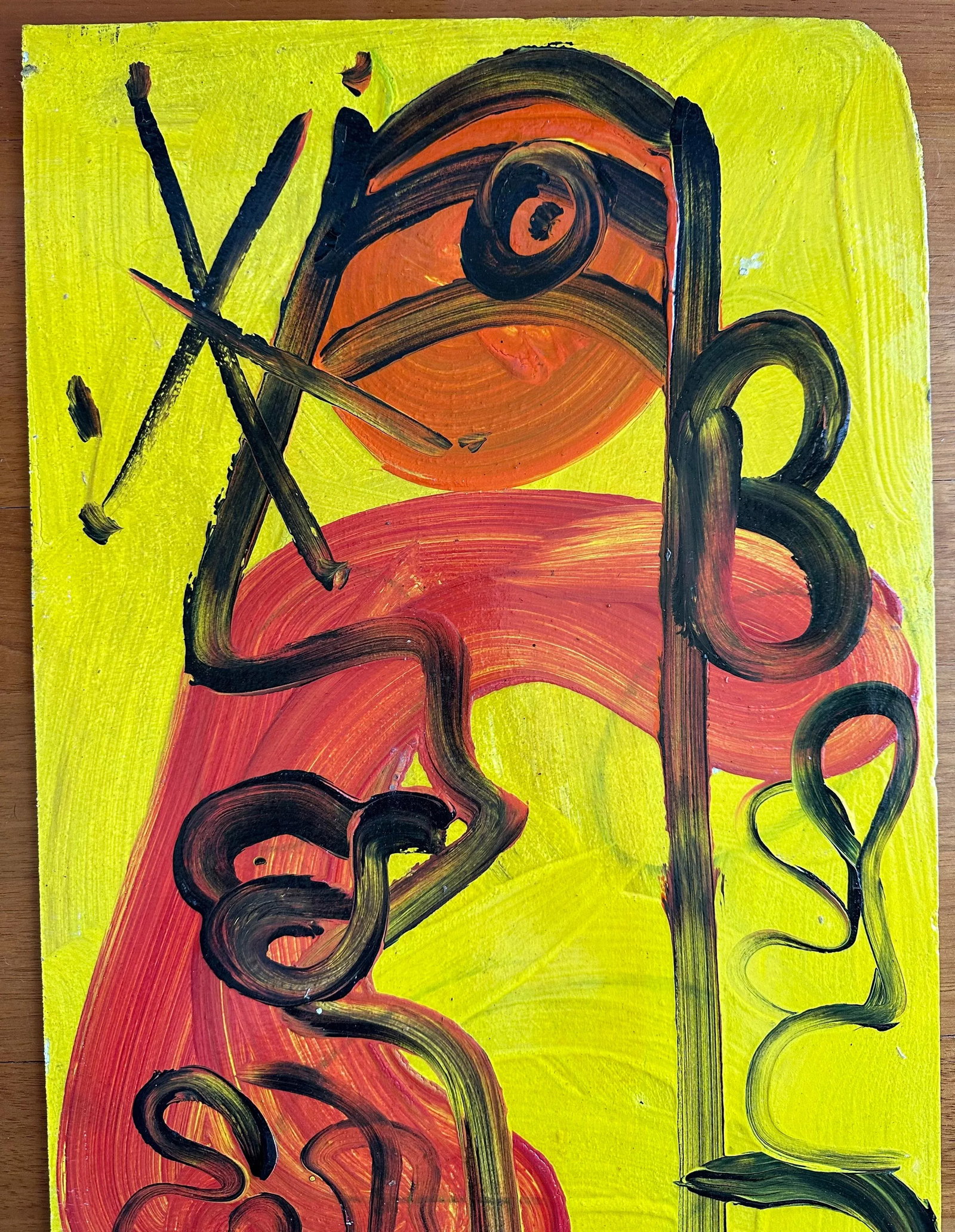 Original Peter Keil Painting, Abstract Portrait - Junge Wilde Collection - 3