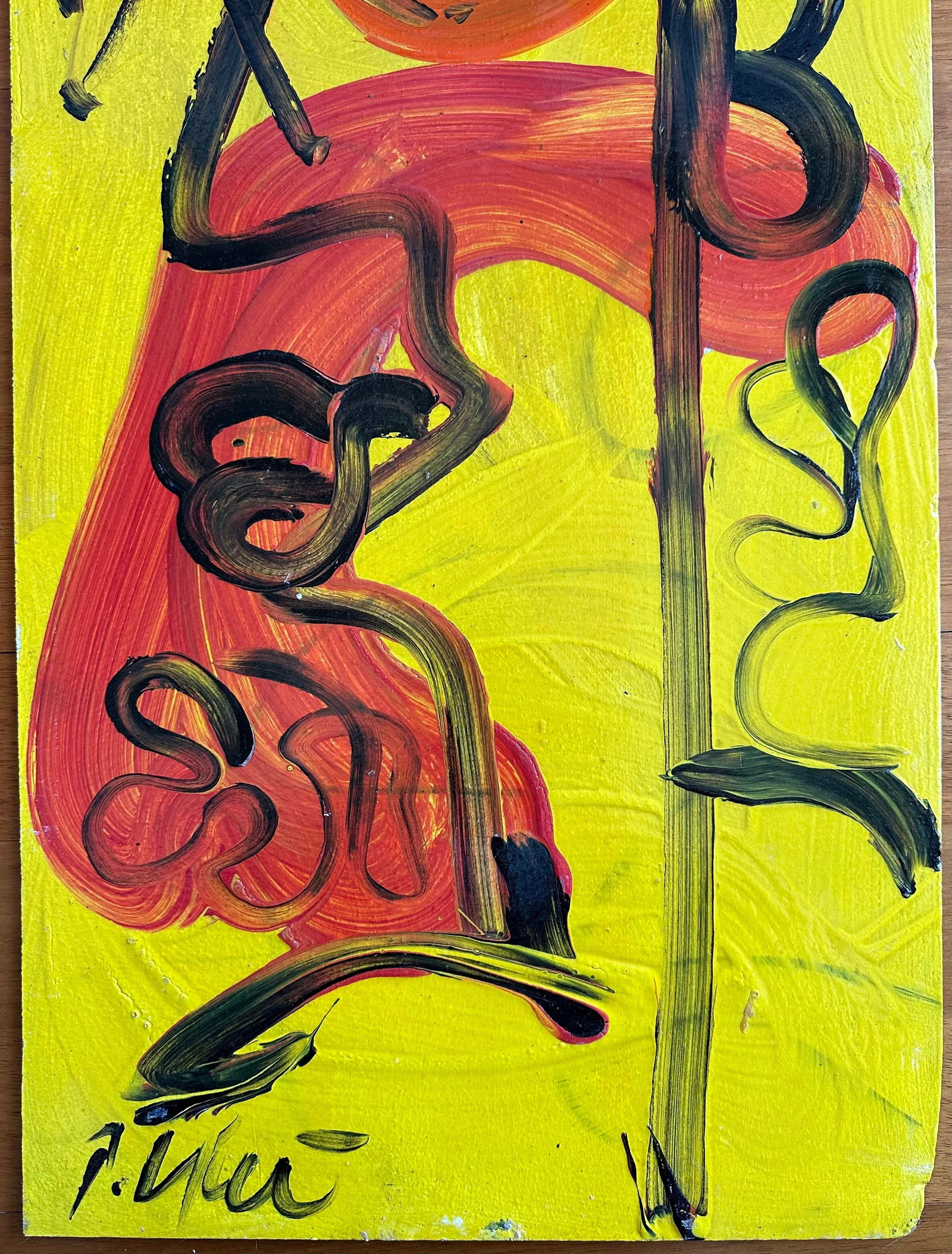 Original Peter Keil Painting, Abstract Portrait - Junge Wilde Collection - 4