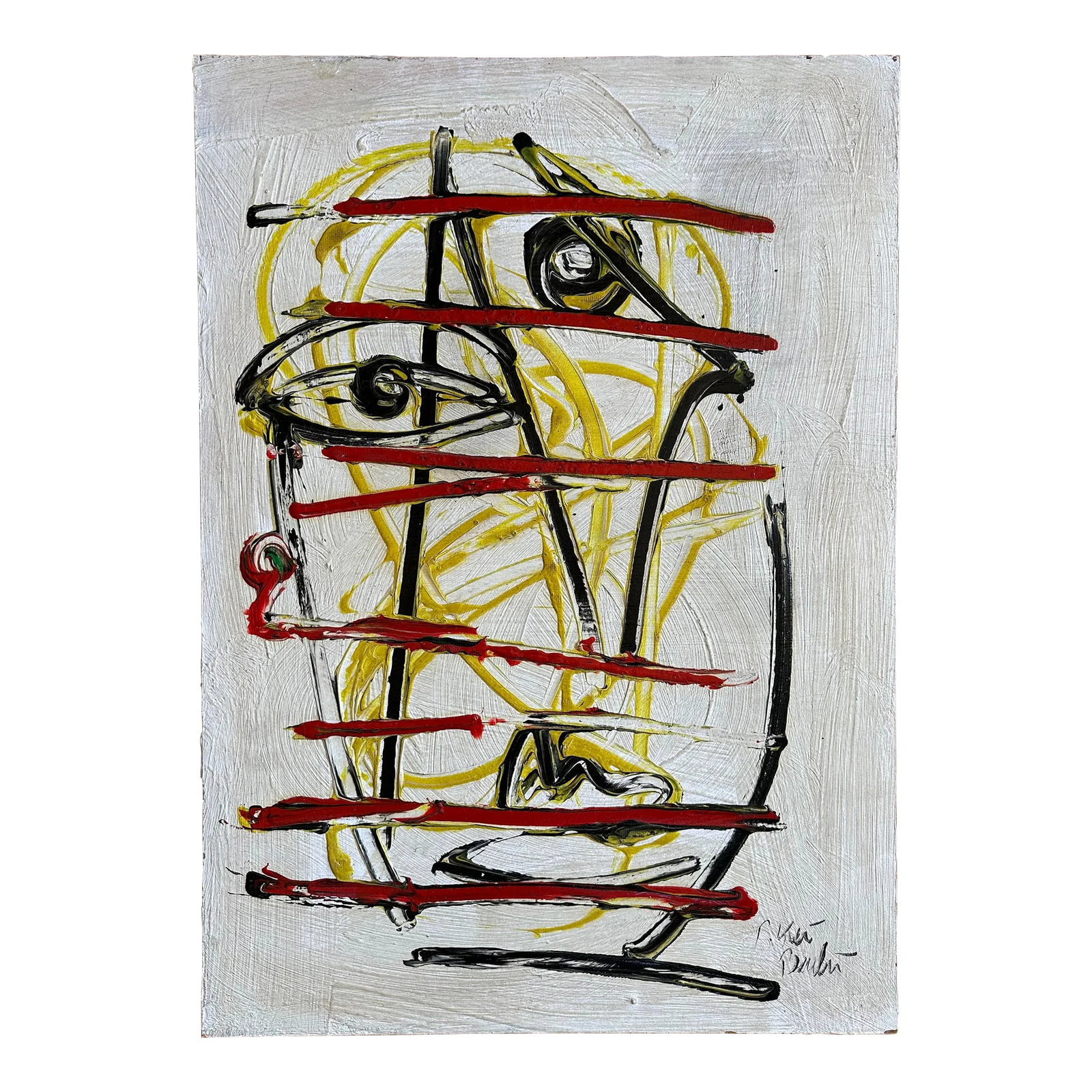 Titled Painting, Peter Keil, 1960s - Junge Wilde Collection (1 of 8)
