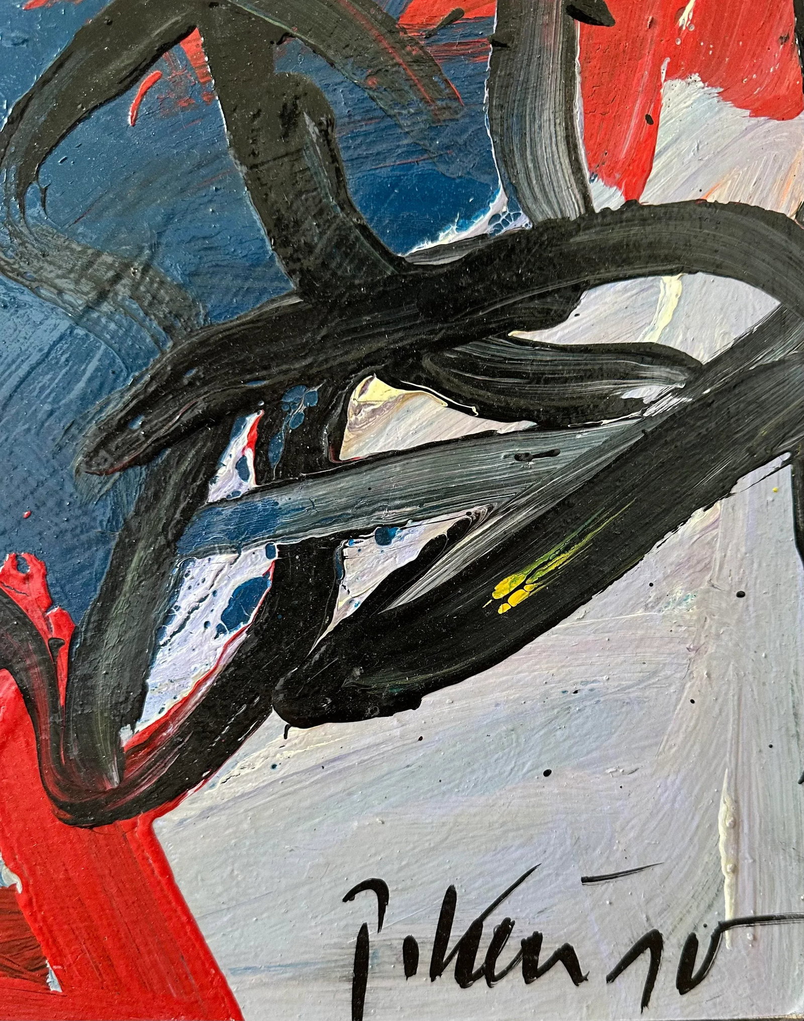 Rare Large-Scale Peter Keil Painting, 1990 - 3