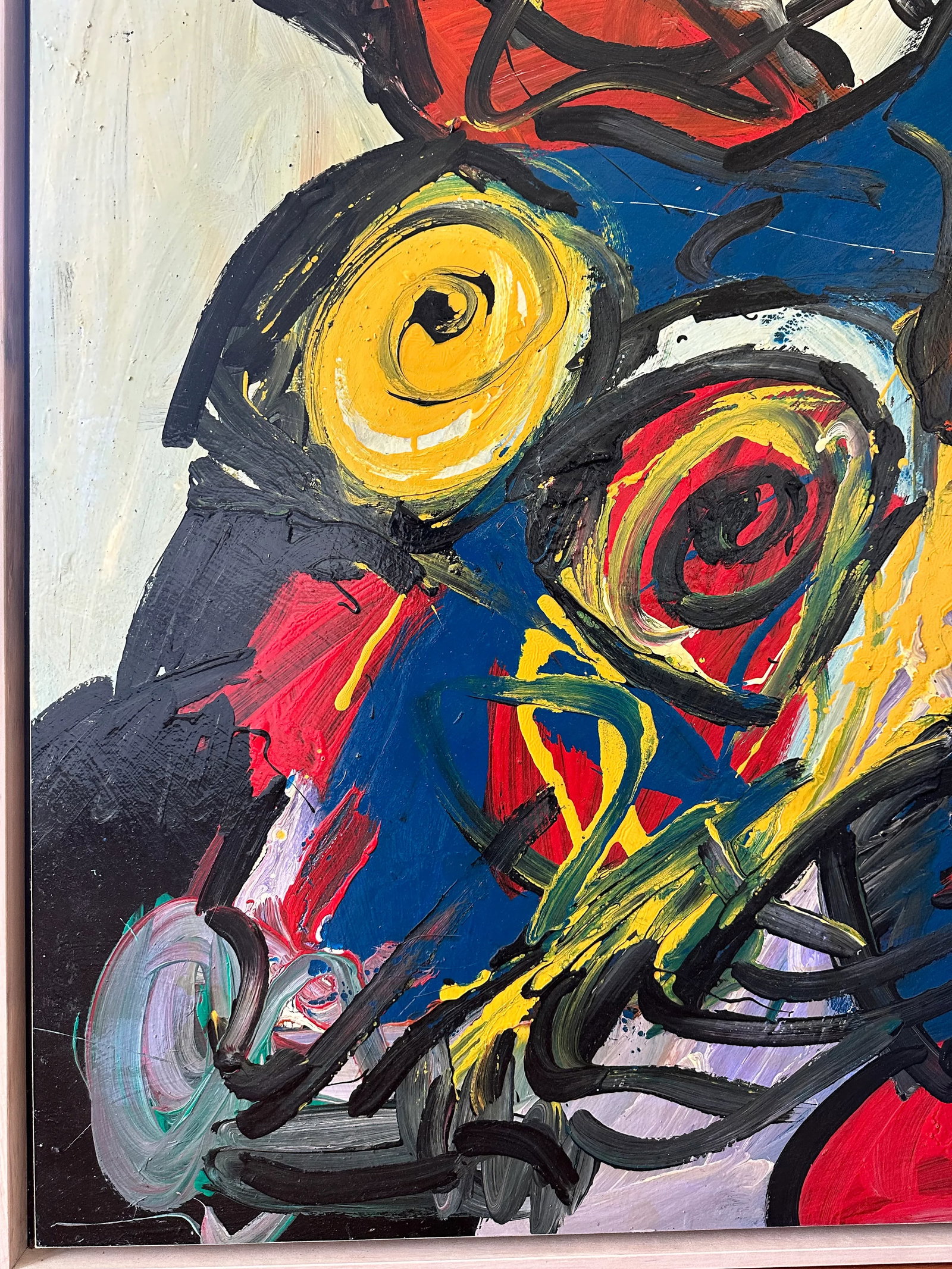 Rare Large-Scale Peter Keil Painting, 1990 - 4