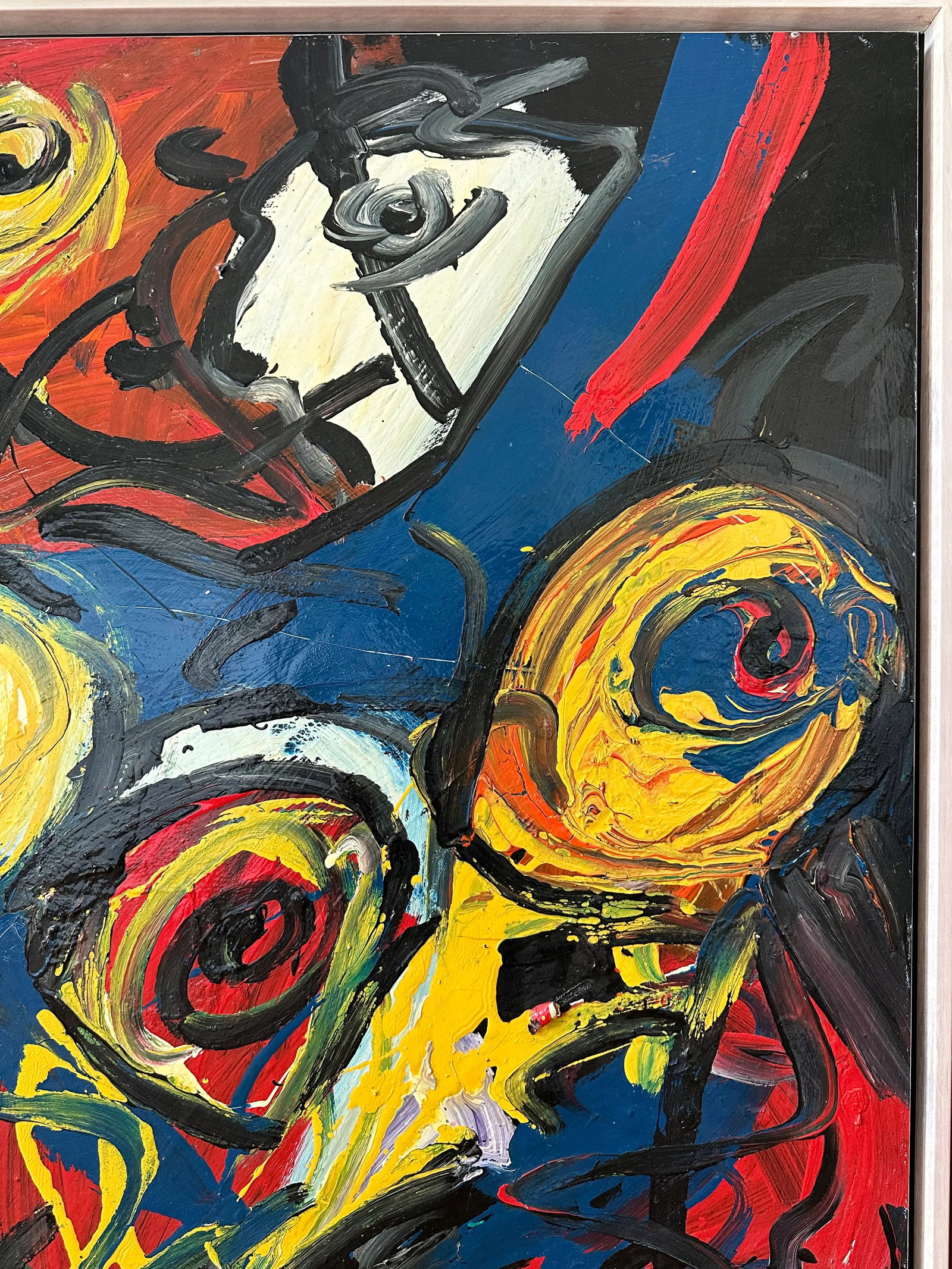Rare Large-Scale Peter Keil Painting, 1990 - 6
