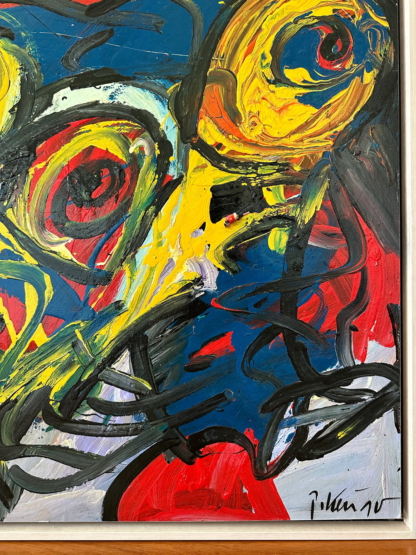 Rare Large-Scale Peter Keil Painting, 1990 - 8