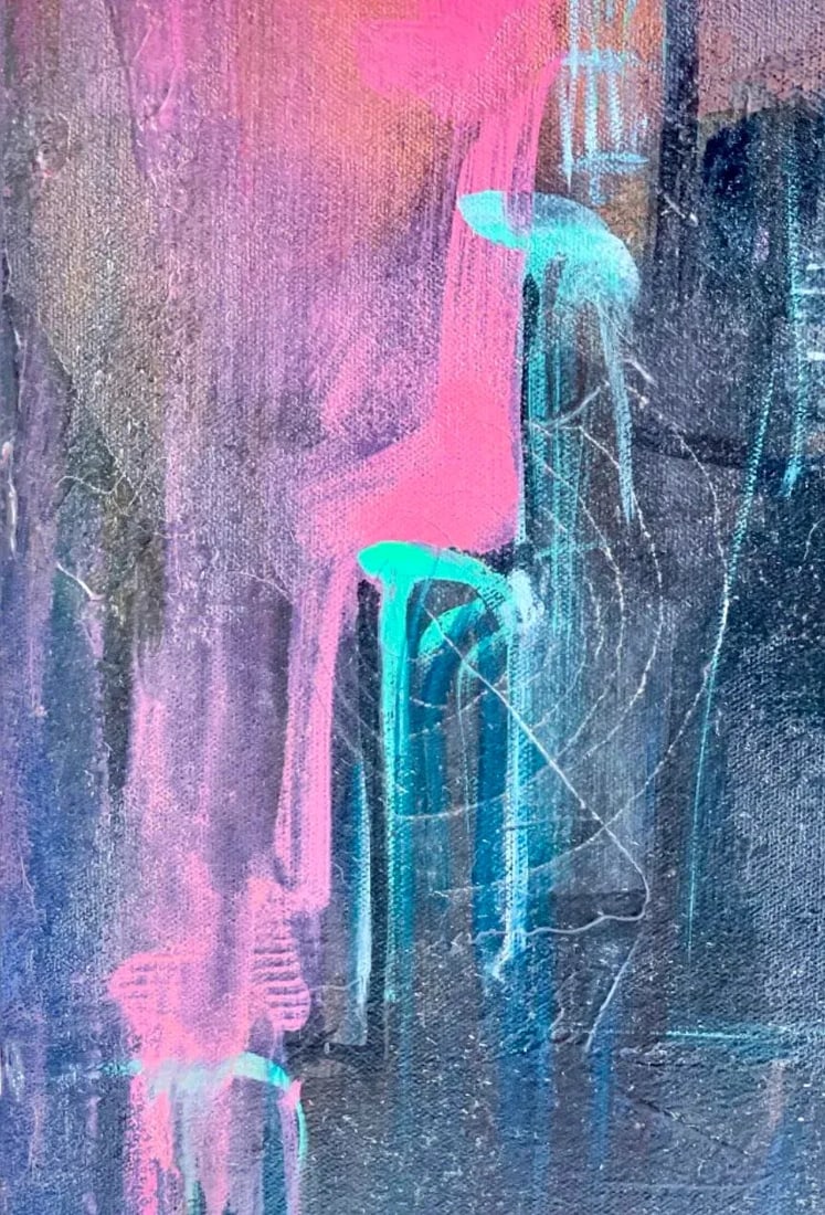 1990s Robert Mango, Untitled (Figural Composition) Painting - 11