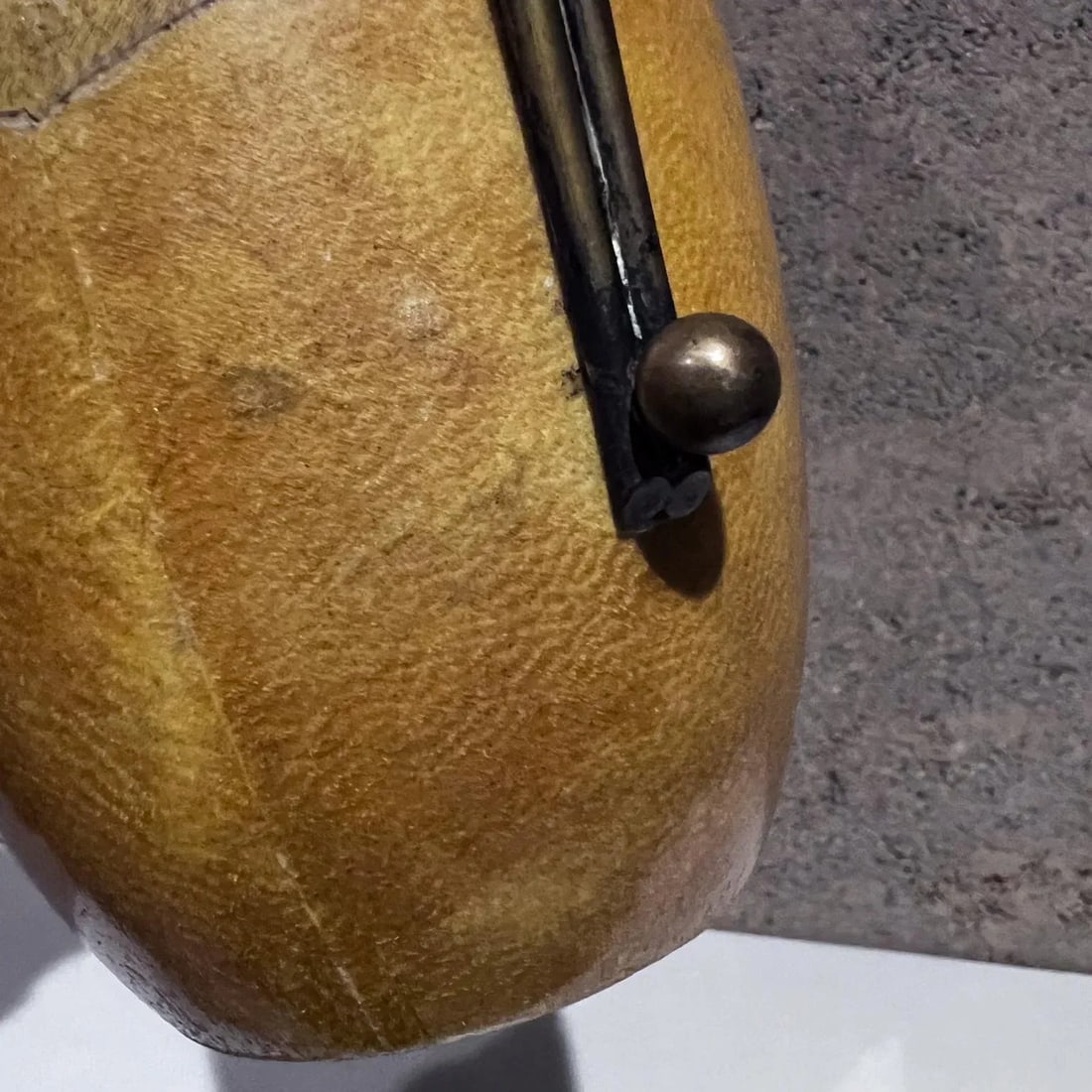 1950s Aldo Tura Goatskin Brass Carafe Thermos Italy - 11