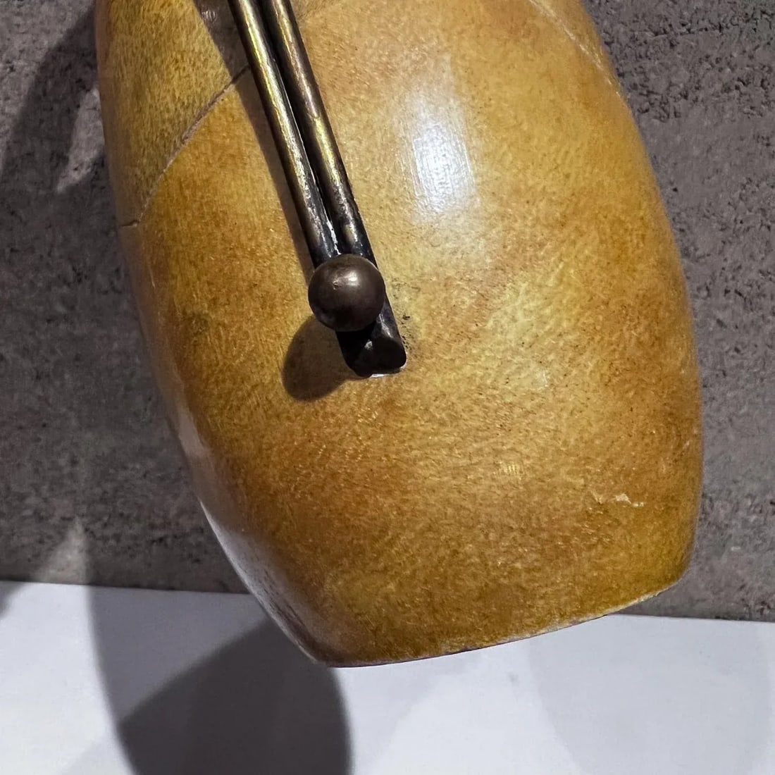 1950s Aldo Tura Goatskin Brass Carafe Thermos Italy - 9