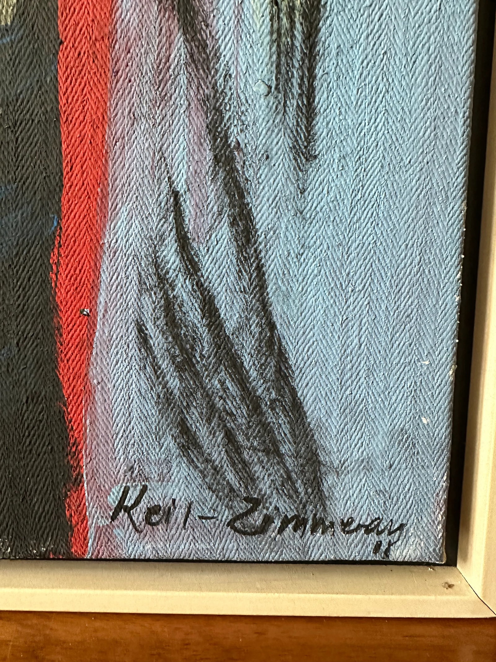 Rare Large Scale Peter Keil Painting, 1988 - Junge Wilde Collection - 3