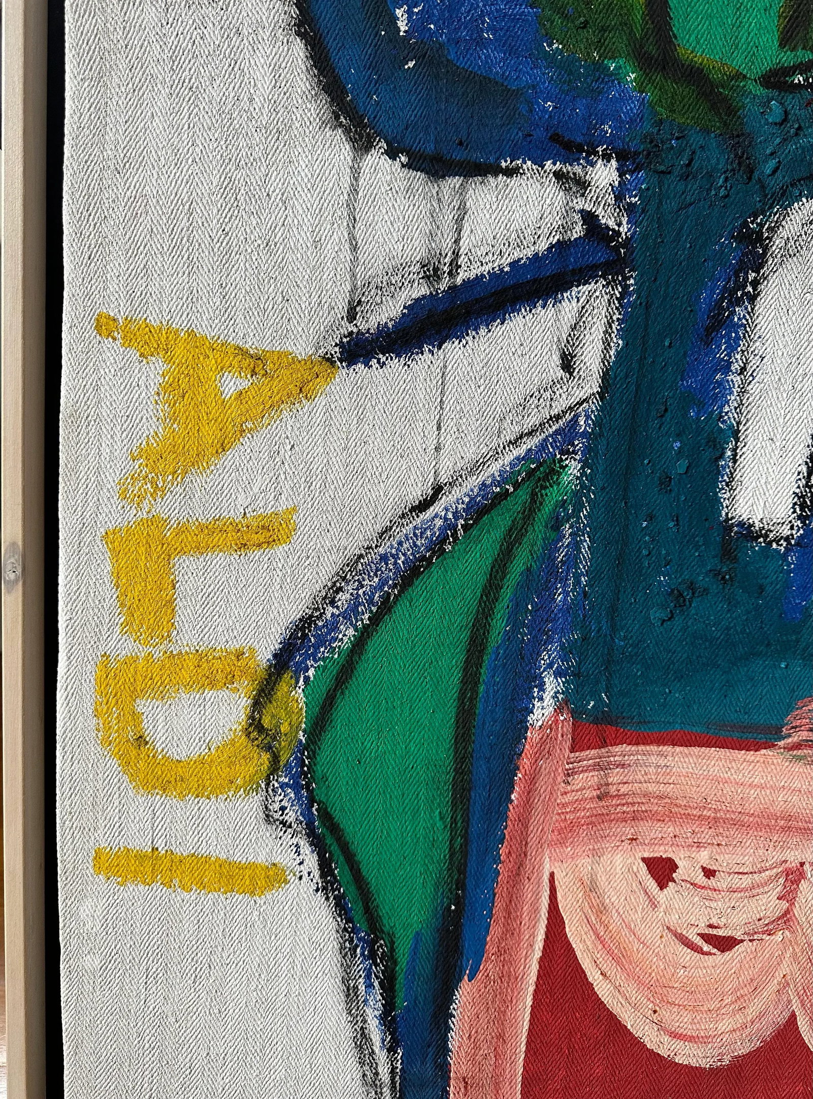 Rare Large Scale Peter Keil Painting, 1988 - Junge Wilde Collection - 4