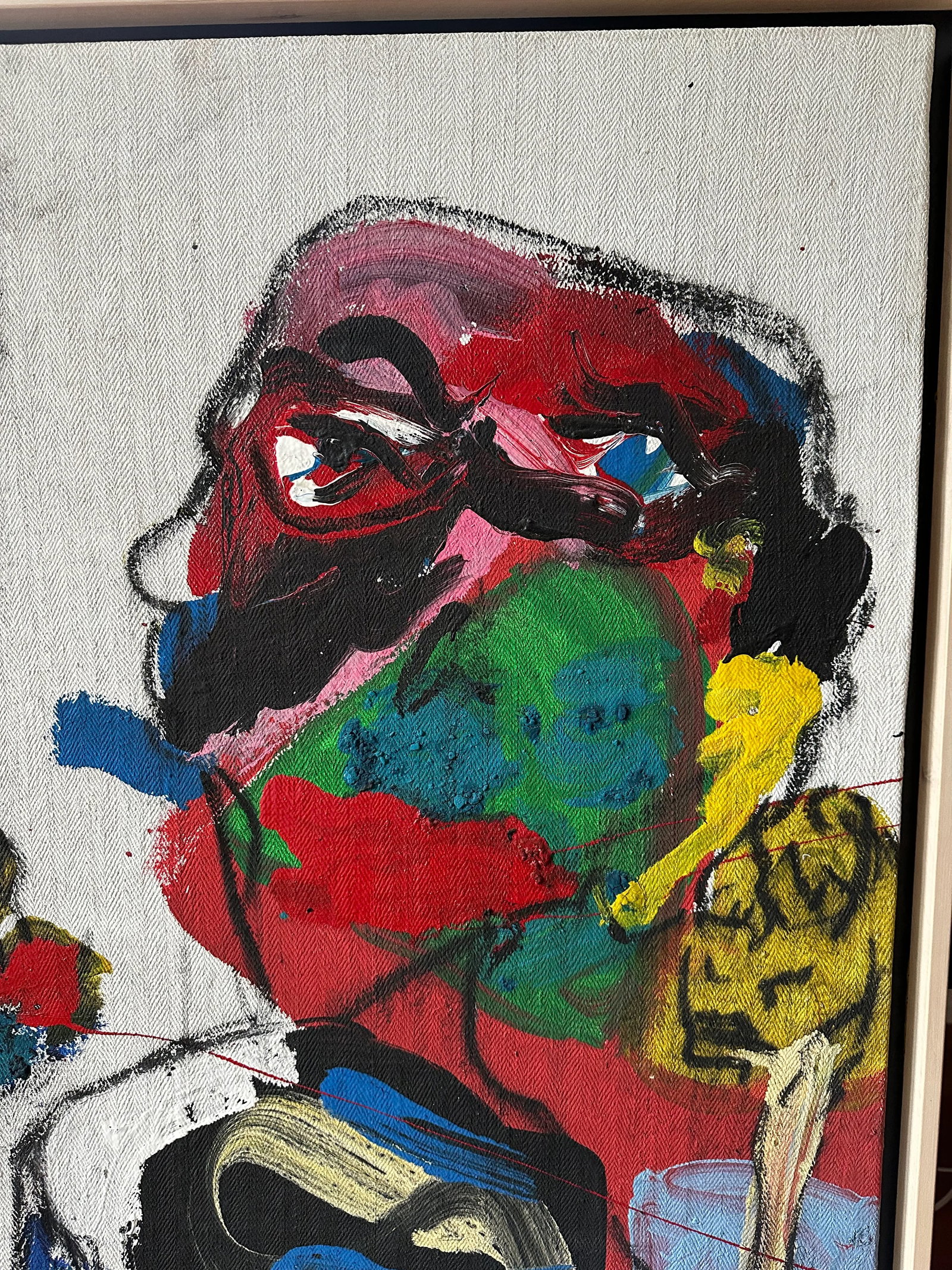 Rare Large Scale Peter Keil Painting, 1988 - Junge Wilde Collection - 5