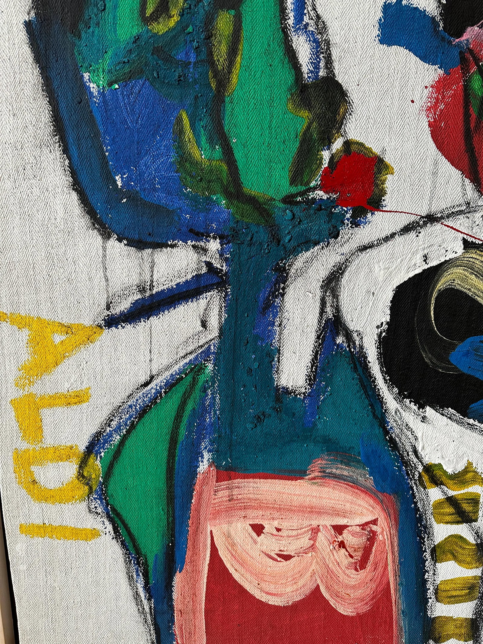 Rare Large Scale Peter Keil Painting, 1988 - Junge Wilde Collection - 8