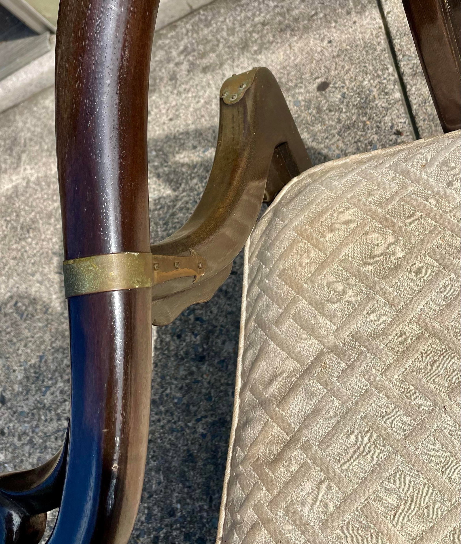 Baker Furniture Far East Collection Arm Chairs #2510 by Michael Taylor - a Pair - 12