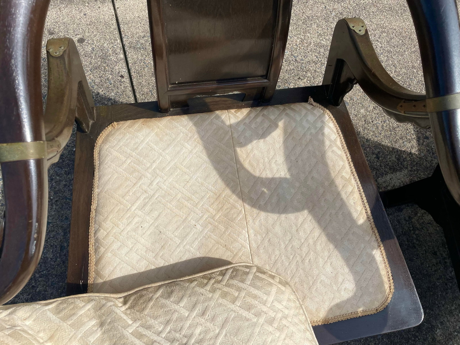 Baker Furniture Far East Collection Arm Chairs #2510 by Michael Taylor - a Pair - 9