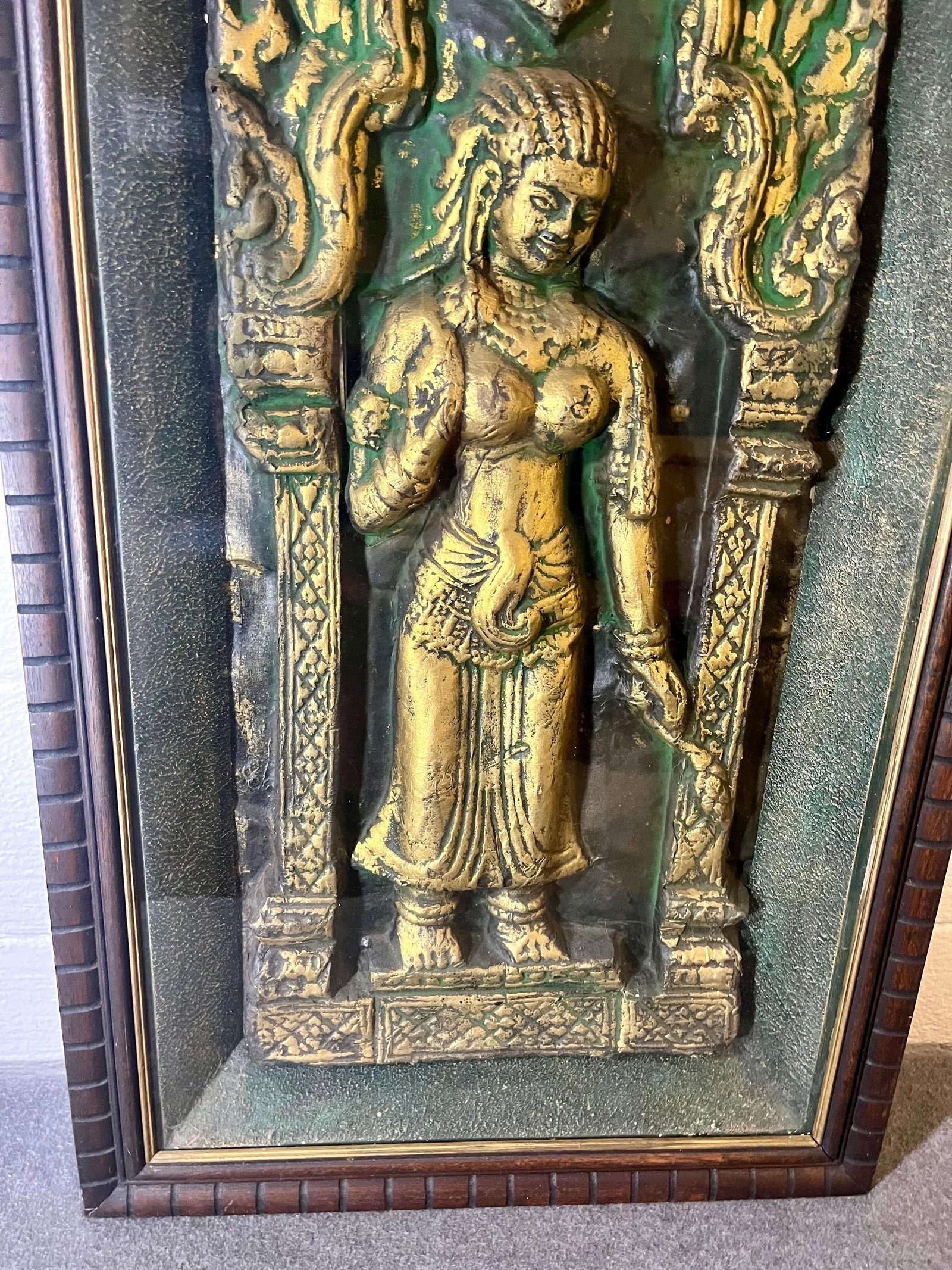 Mid 20th Century High Relief Angkor Wat Temple Rubbing, Cambodia - 2