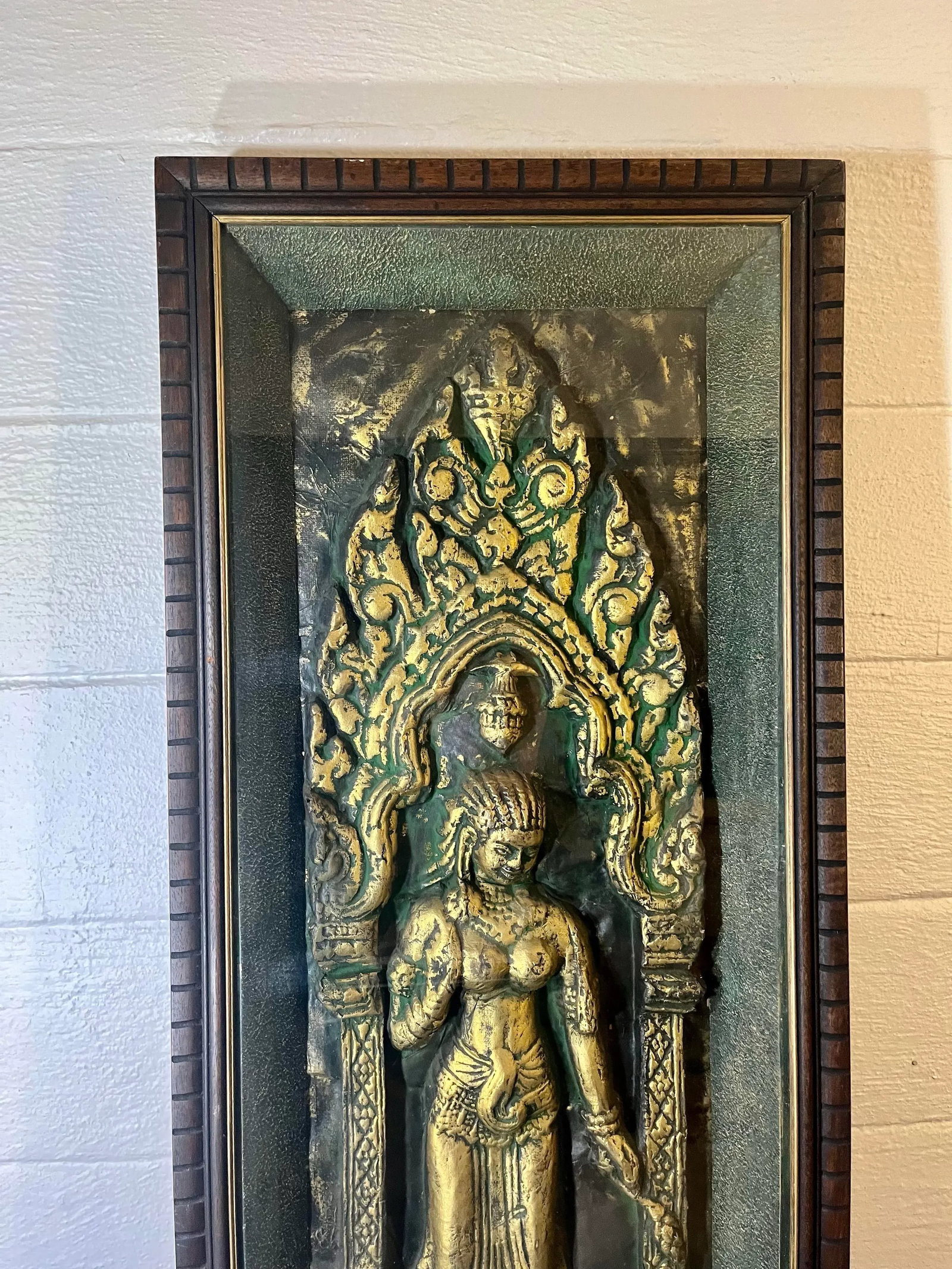 Mid 20th Century High Relief Angkor Wat Temple Rubbing, Cambodia - 7