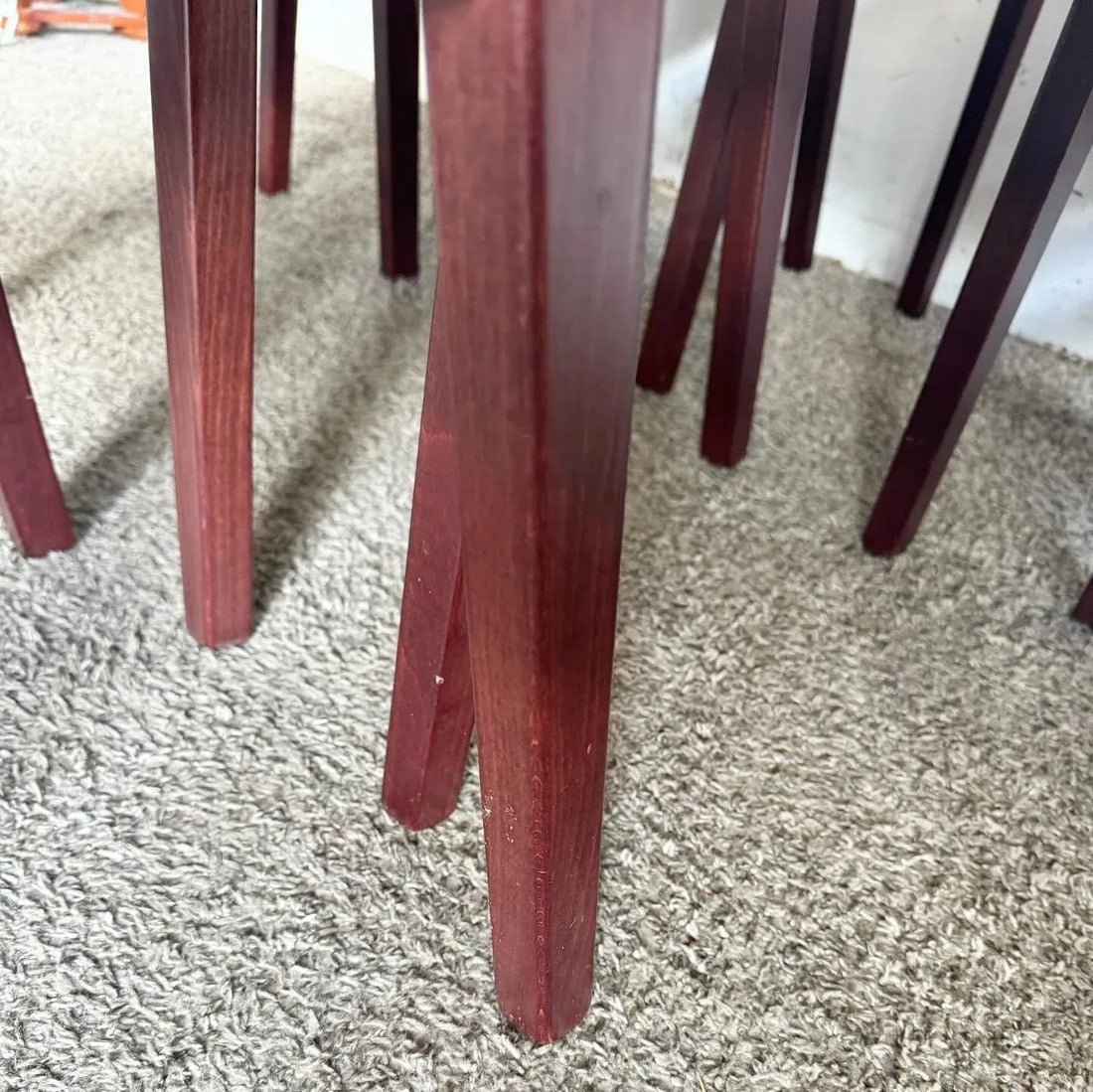 Mid Century Modern Italian Rosewood Dining Chairs by A. Sibau - Set of 6 - 10