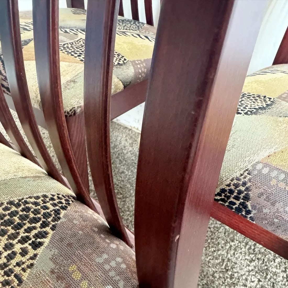 Mid Century Modern Italian Rosewood Dining Chairs by A. Sibau - Set of 6 - 9