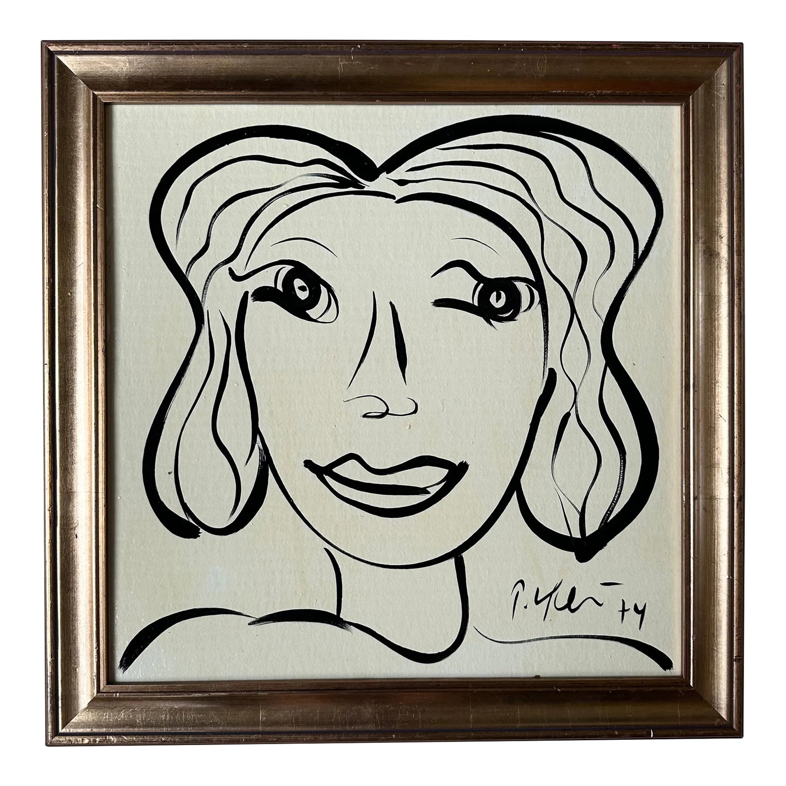 Peter Keil, 1974: Peter Keil is a German artist who focuses primarily on abstract expressionism. Keil painted with some of the greats, including Joan Miró, Pablo Picasso, and Andy Warhol, to name a few. This is a